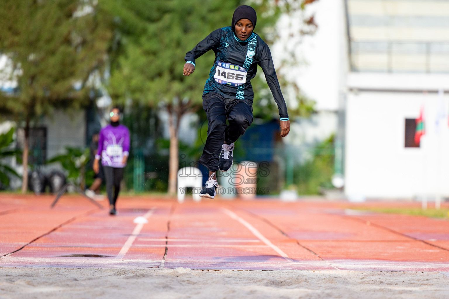 Day 1 of MWSC Interschool Athletics Championships 2024 held in Hulhumale Running Track, Hulhumale, Maldives on Saturday, 9th November 2024. 
Photos by: Ismail Thoriq, Hassan Simah / Images.mv