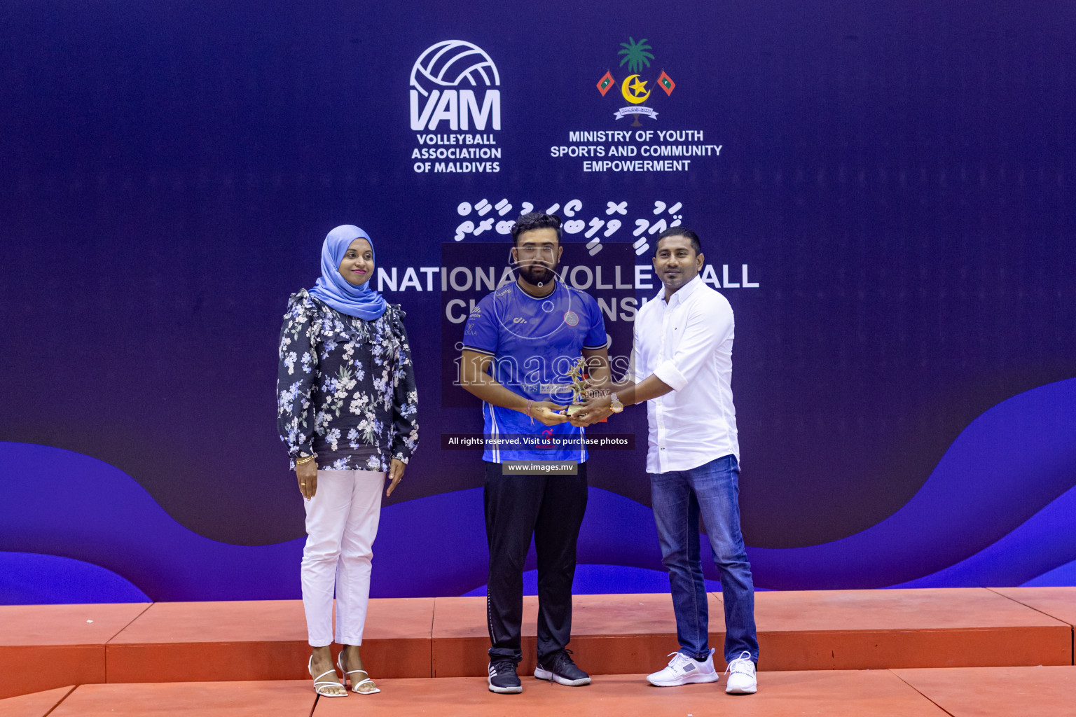 Sports Club City vs Dhivehi Sifainge Club in the Finals of National Volleyball Tournament 2022 on Thursday, 07th July 2022, held in Social Center, Male', Maldives