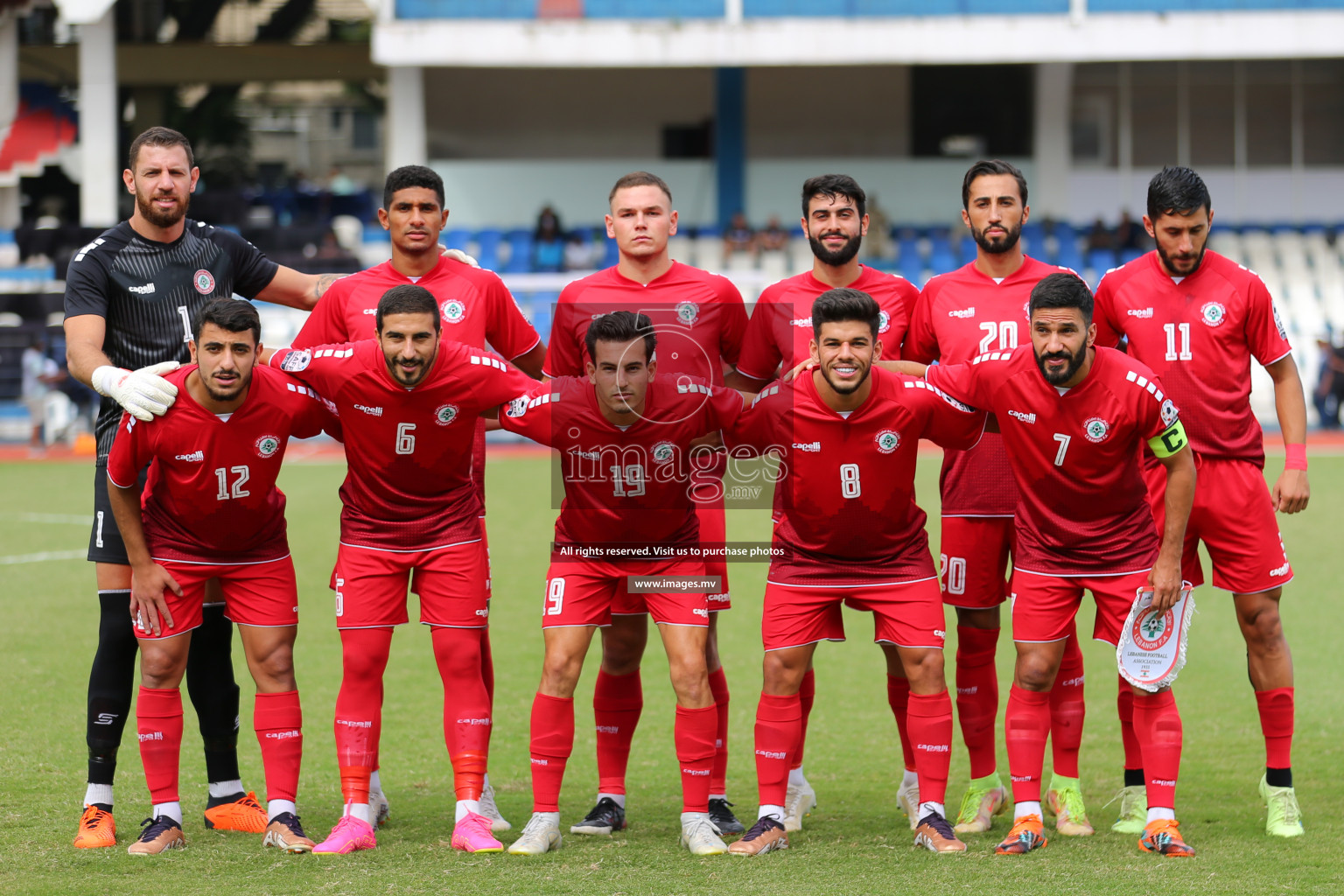 Lebanon vs Maldives in SAFF Championship 2023 held in Sree Kanteerava Stadium, Bengaluru, India, on Tuesday, 28th June 2023. Photos: Nausham Waheed, Hassan Simah / images.mv