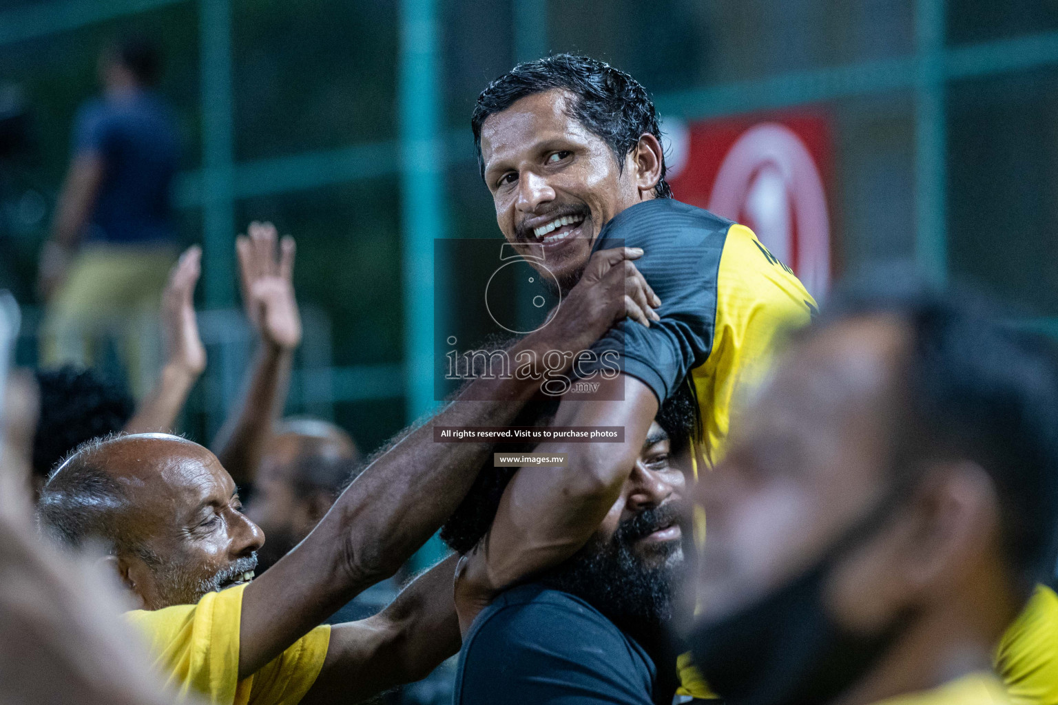 Team FSM Vs Prisons Club in the Semi Finals of Club Maldives 2021 held in Hulhumale, Maldives on 15 December 2021. Photos: Shuu Abdul Sattar / images.mv