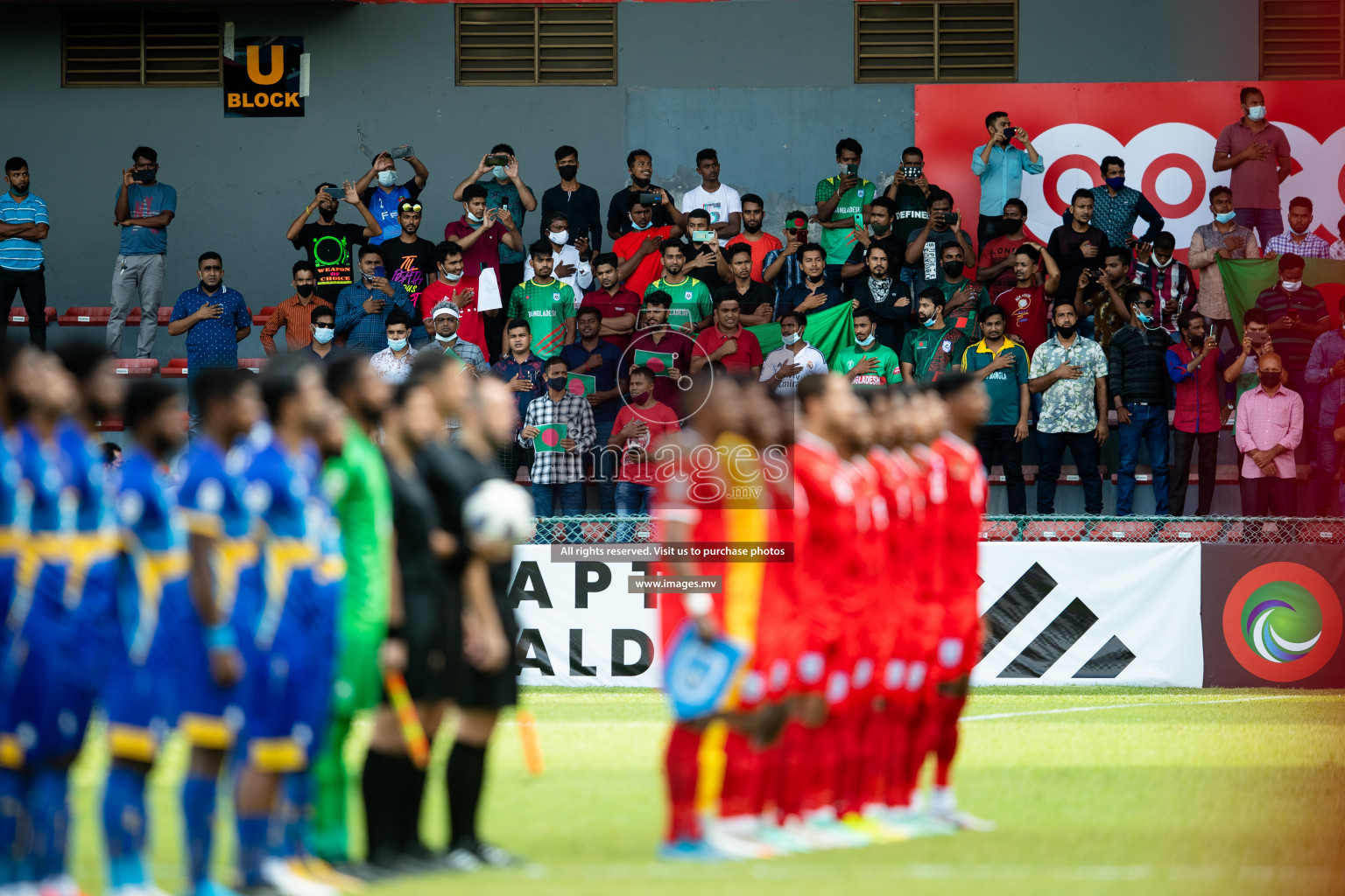 Bangladesh vs Sri Lanka in SAFF Championship 2021 held on 1st October 2021 in Galolhu National Stadium, Male', Maldives