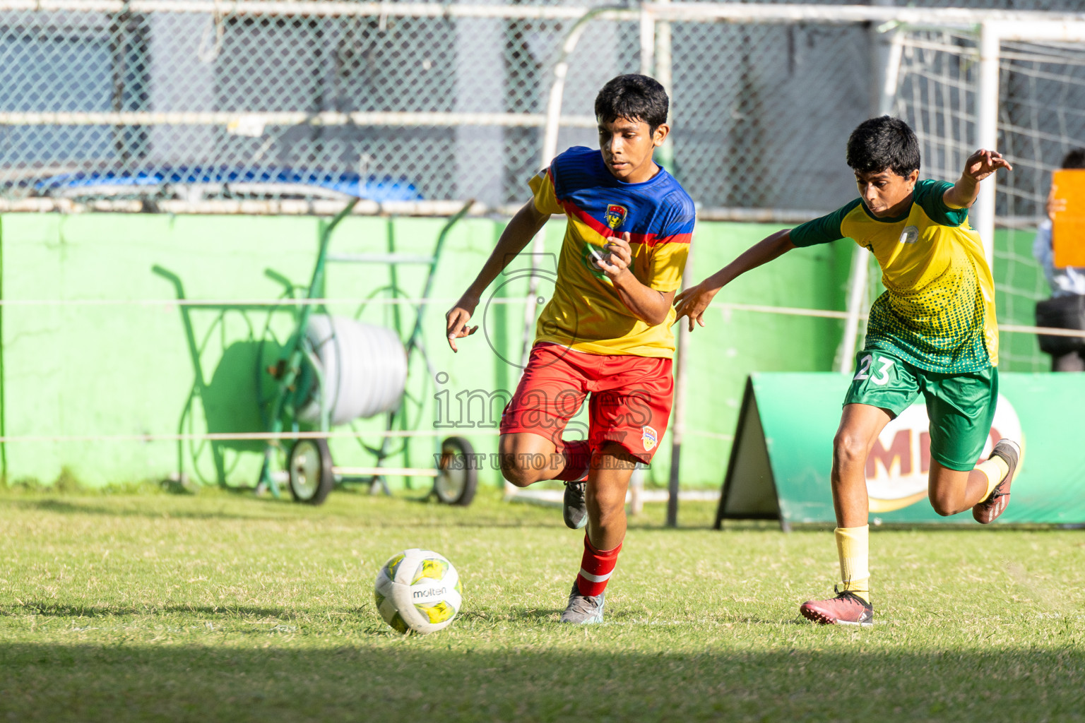 Day 2 of MILO Academy Championship 2024 held in Henveyru Stadium, Male', Maldives on Thursday, 1st November 2024. Photos:Hassan Simah / Images.mv