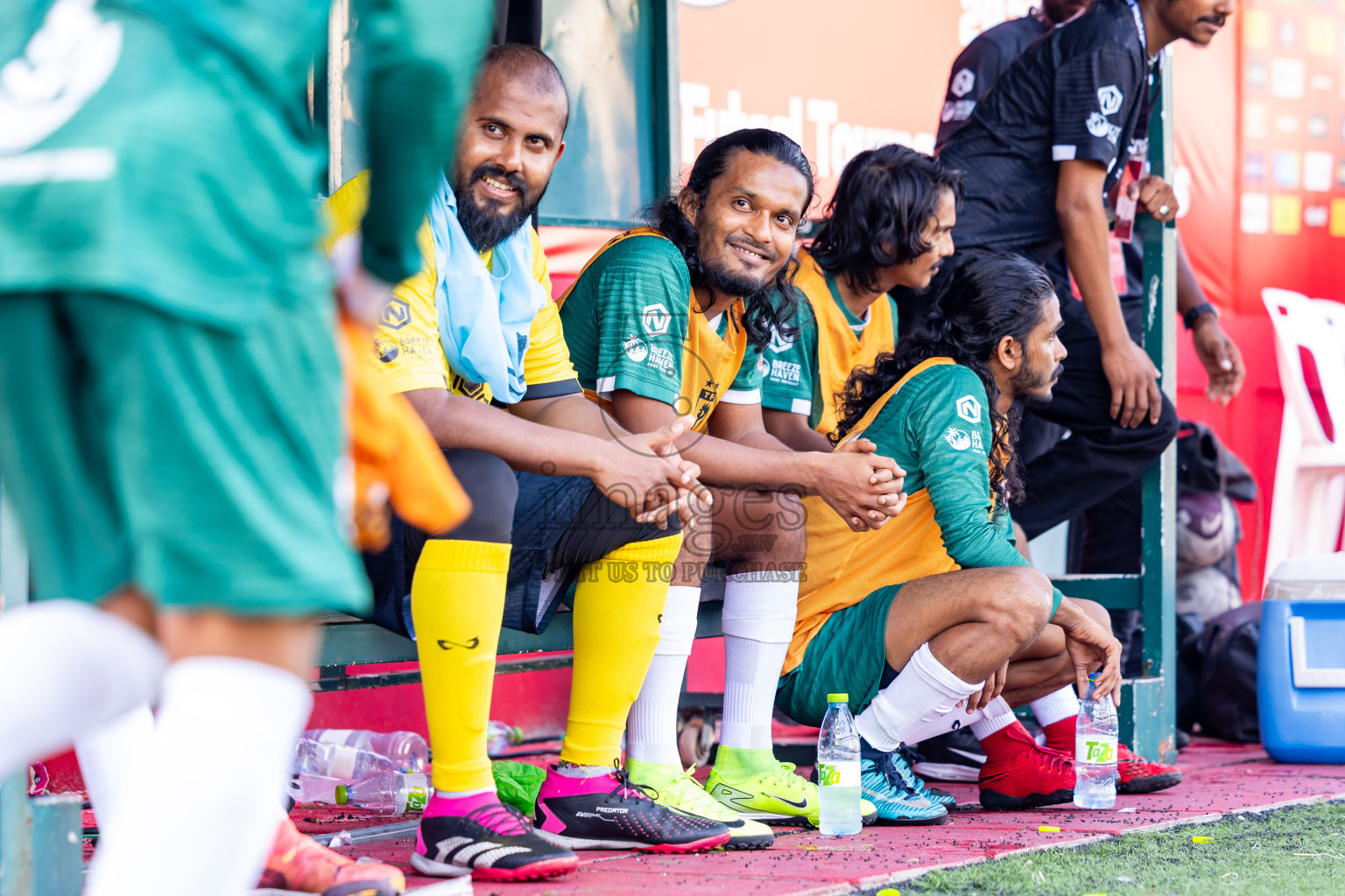 Th Thimarafushi vs Th Vilufushi in Day 14 of Golden Futsal Challenge 2025 was held on Saturday, 18th January 2025, in Hulhumale', Maldives. Photos: Nausham Waheed / images.mv