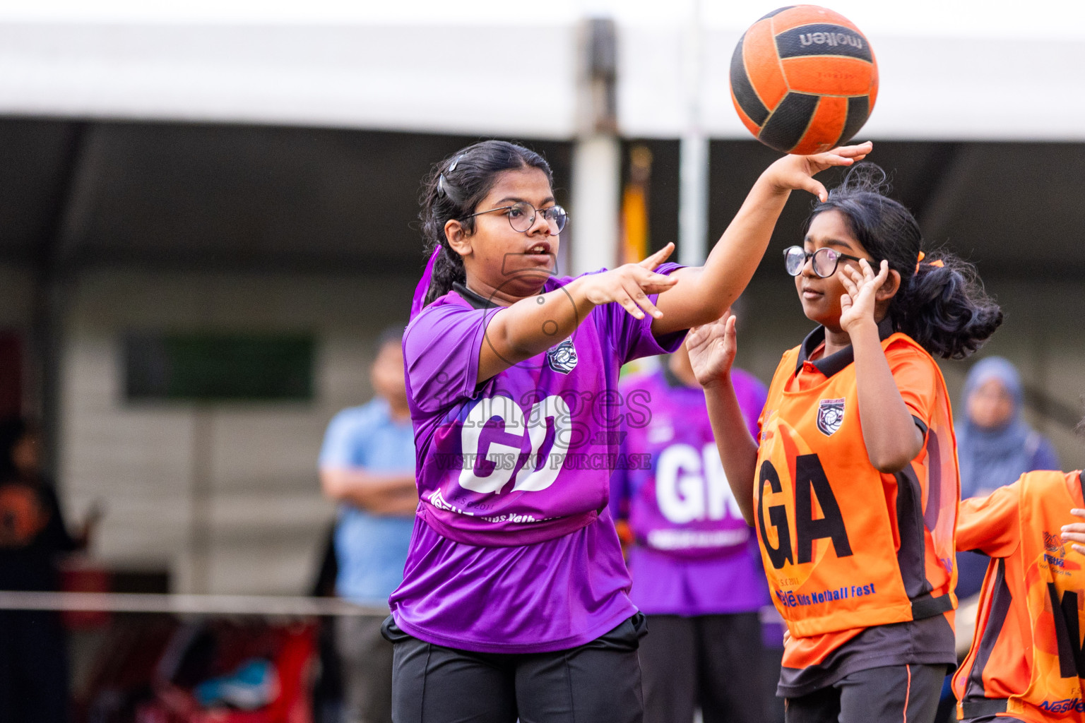 Day 3 of Nestle' Kids Netball Fiesta 2023 held in Henveyru Stadium, Male', Maldives on Saturday, 2nd December 2023. Photos by Nausham Waheed / Images.mv