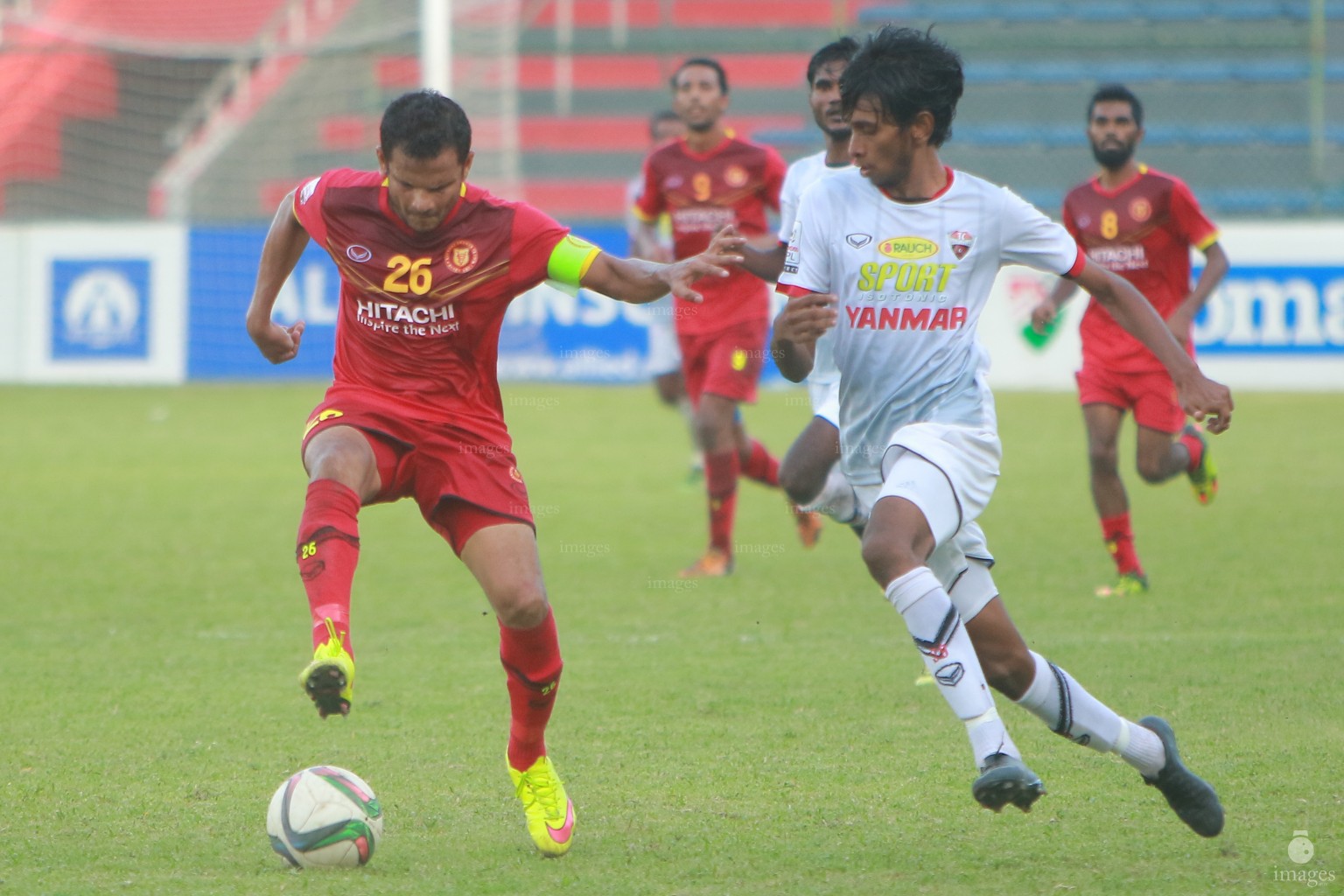 TC Sports Club vs Victory Sports Club in the second round of Ooredoo Dhivehi Premiere League. Wednesday,  20 July 2016. (Images.mv Photo: Abdulla Abeedh)