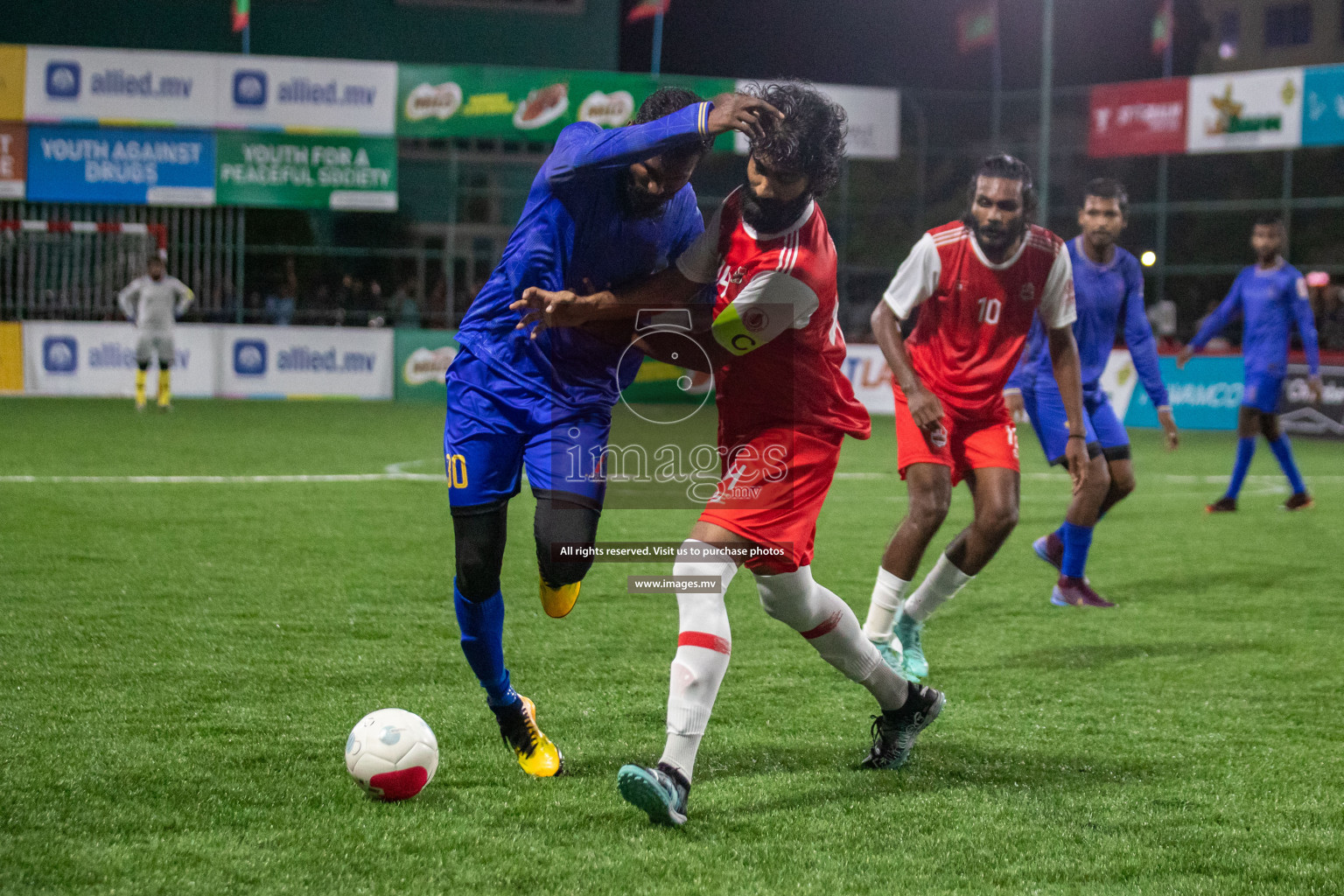 Customs RC vs Club Aasandha in Club Maldives Cup 2022 was held in Hulhumale', Maldives on Saturday, 15th October 2022. Photos: Hassan Simah/ images.mv