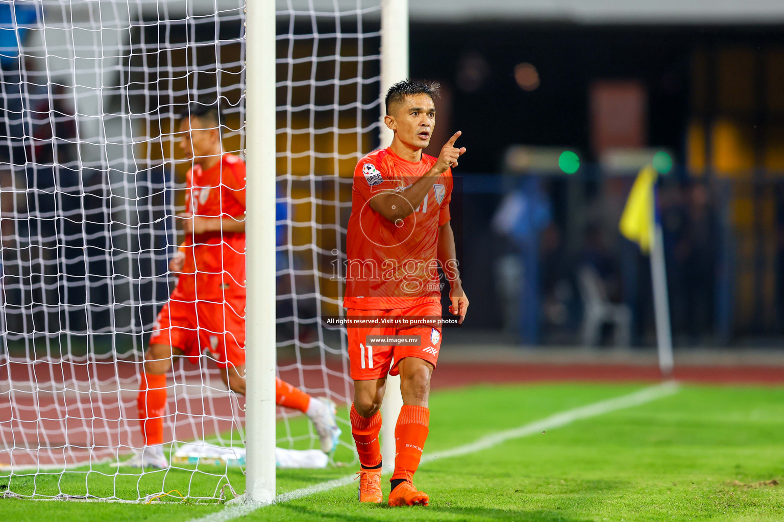 Nepal vs India in SAFF Championship 2023 held in Sree Kanteerava Stadium, Bengaluru, India, on Saturday, 24th June 2023. Photos: Hassan Simah / images.mv