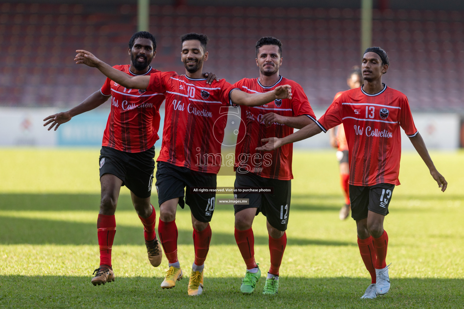 Biss Buru Sports vs JJ Sports Club  in 2nd Division 2022 on 14th July 2022, held in National Football Stadium, Male', Maldives Photos: Hassan Simah / Images.mv