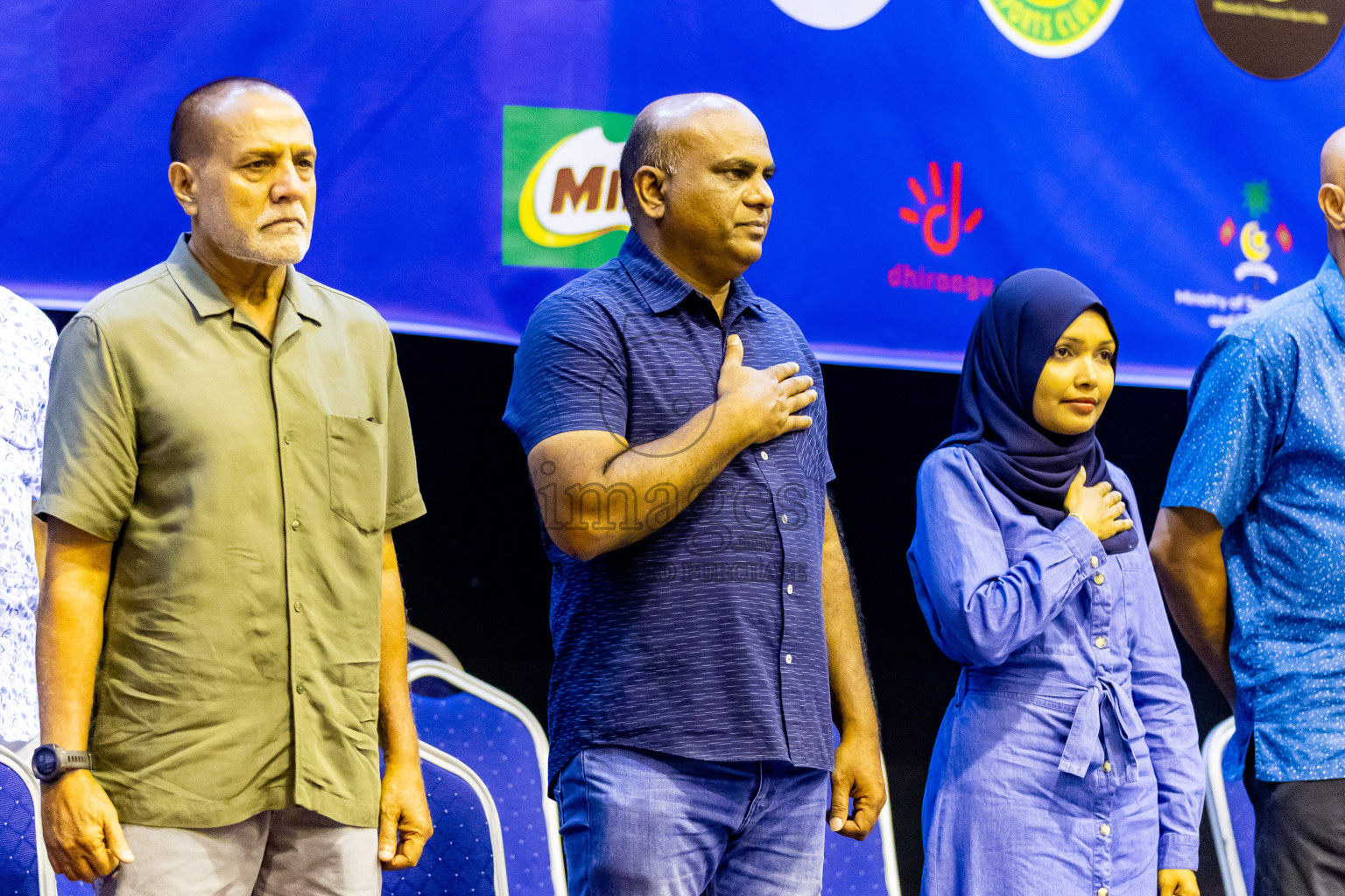 Day 1 of Women's Division of Milo VAM Cup 2024 held in Male', Maldives on Tuesday, 8th July 2024 at Social Center Indoor Hall Photos By: Nausham Waheed / images.mv