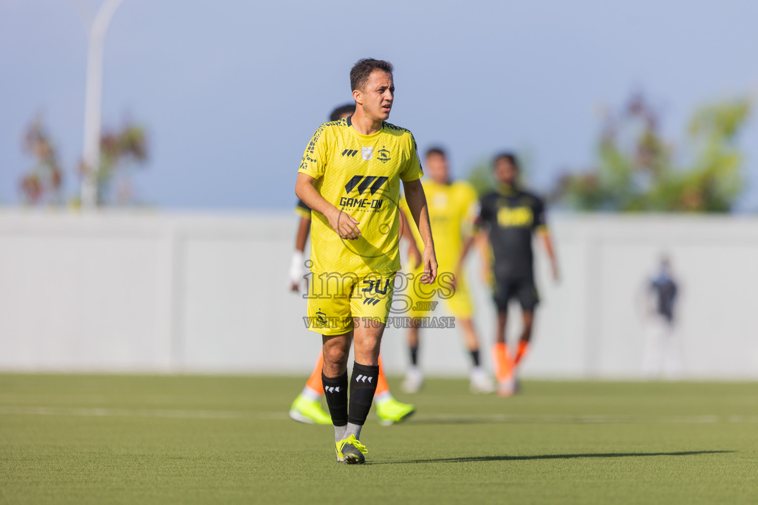 Velaa Sports Club vs Team Middle East in Day 3 of Eydhafushi Cup 2025 held in Eydhafushi Football Stadium at B. Eydhafushi, Maldives on Sunday, 7th September 2025. Photos: Arif Rasheed / images.mv