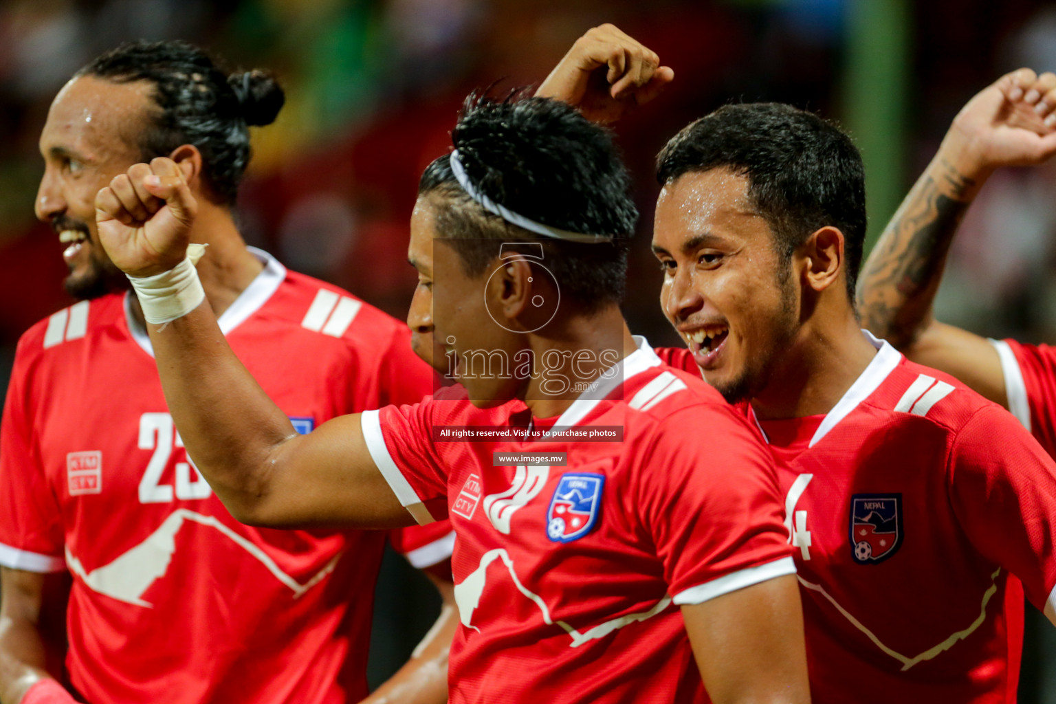 Nepal vs Sri Lanka in SAFF Championship 2021 held on 4th October 2021 in Galolhu National Stadium, Male', Maldives