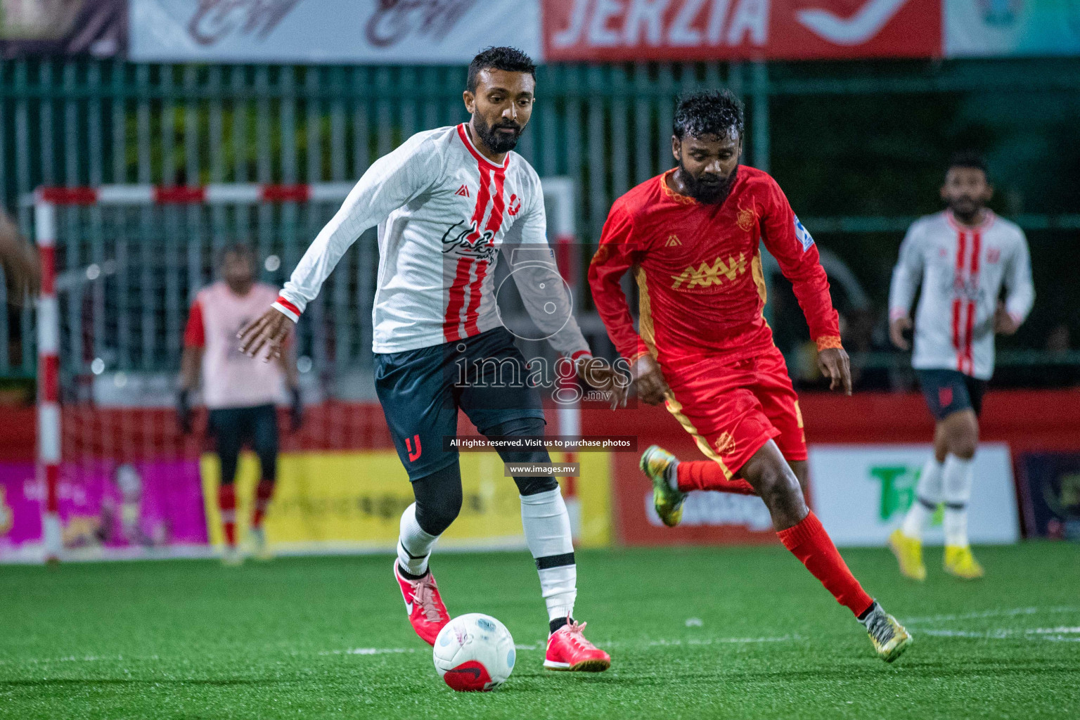 GA. Kondey vs GA. Kanduhulhudhoo in Day 2 of Golden Futsal Challenge 2023 on 06 February 2023 in Hulhumale, Male, Maldives