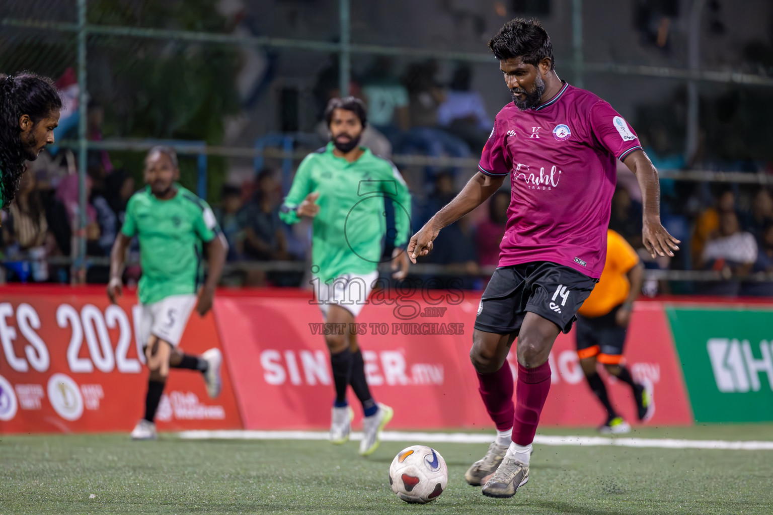 Kulhivaru Vuzaara vs HHRC in Club Maldives Classic 2024 held in Rehendi Futsal Ground, Hulhumale', Maldives on Sunday, 8th September 2024. 
Photos: Ismail Thoriq / images.mv