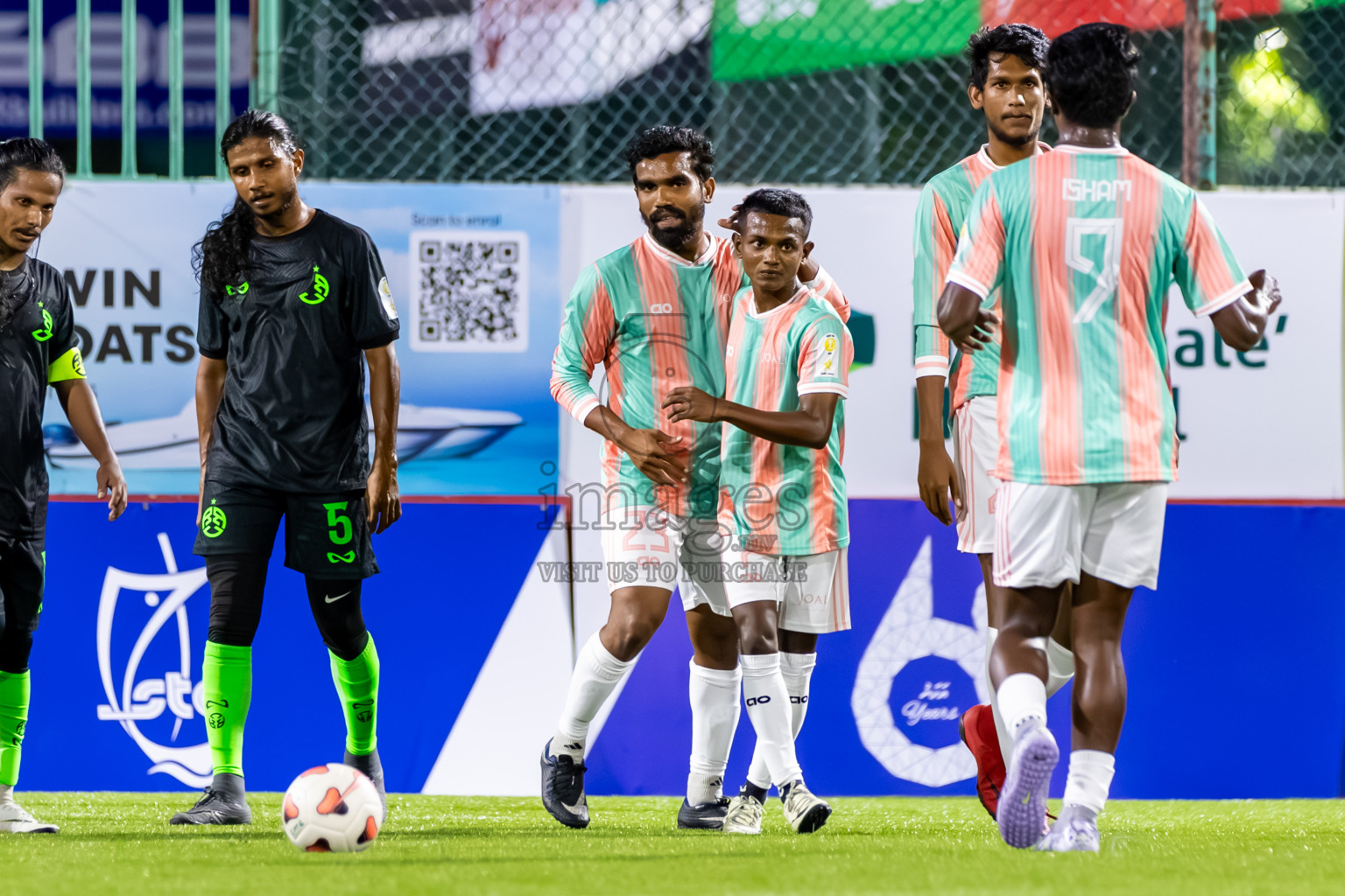 Road Recreation Club vs Joali Maldives in Day 1 of Kings Cup of Club Maldives Cup 2025 held in Rehendi Futsal Ground, Hulhumale', Maldives on Saturday, 30th August 2025. Photos: Yasna Ahmed / images.mv