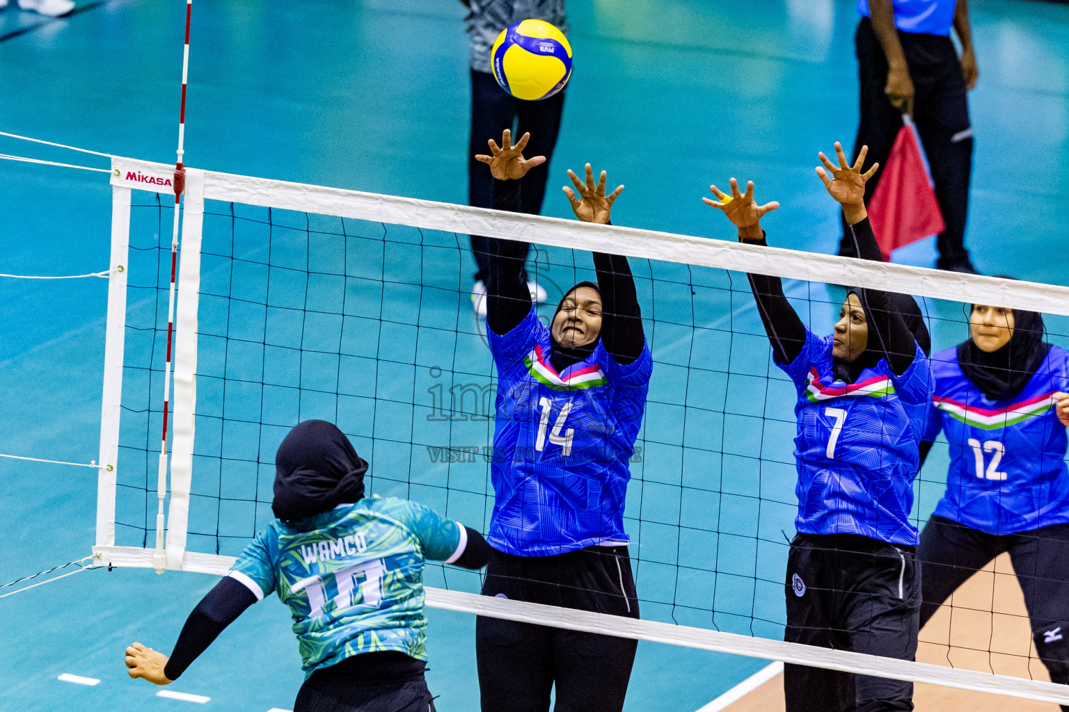 Final of Women's Division of Milo VAM Cup 2024 held in Male', Maldives on Saturday, 13th July 2024 at Social Center Indoor Hall Photos By: Nausham Waheed / images.mv