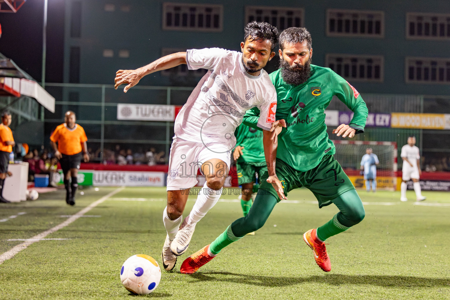 HA. Vashfaru vs HA. Utheemu in Day 1 of Golden Futsal Challenge 2025 on Sunday, 5th January 2025, in Hulhumale', Maldives 
Photos: Nausham Waheed / images.mv