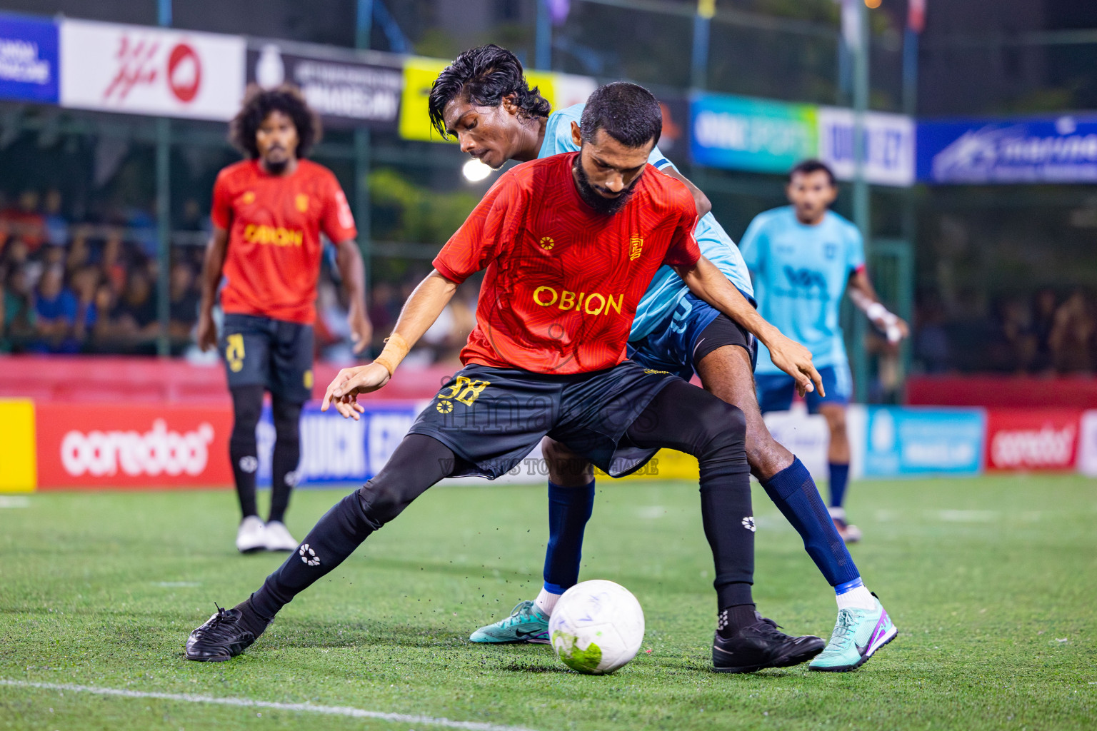 HDh Naivaadhoo vs HA Dhidhoo on Day 35 of Golden Futsal Challenge 2024 was held on Tuesday, 20th February 2024, in Hulhumale', Maldives
Photos: Mohamed Mahfooz Moosa, / images.mv