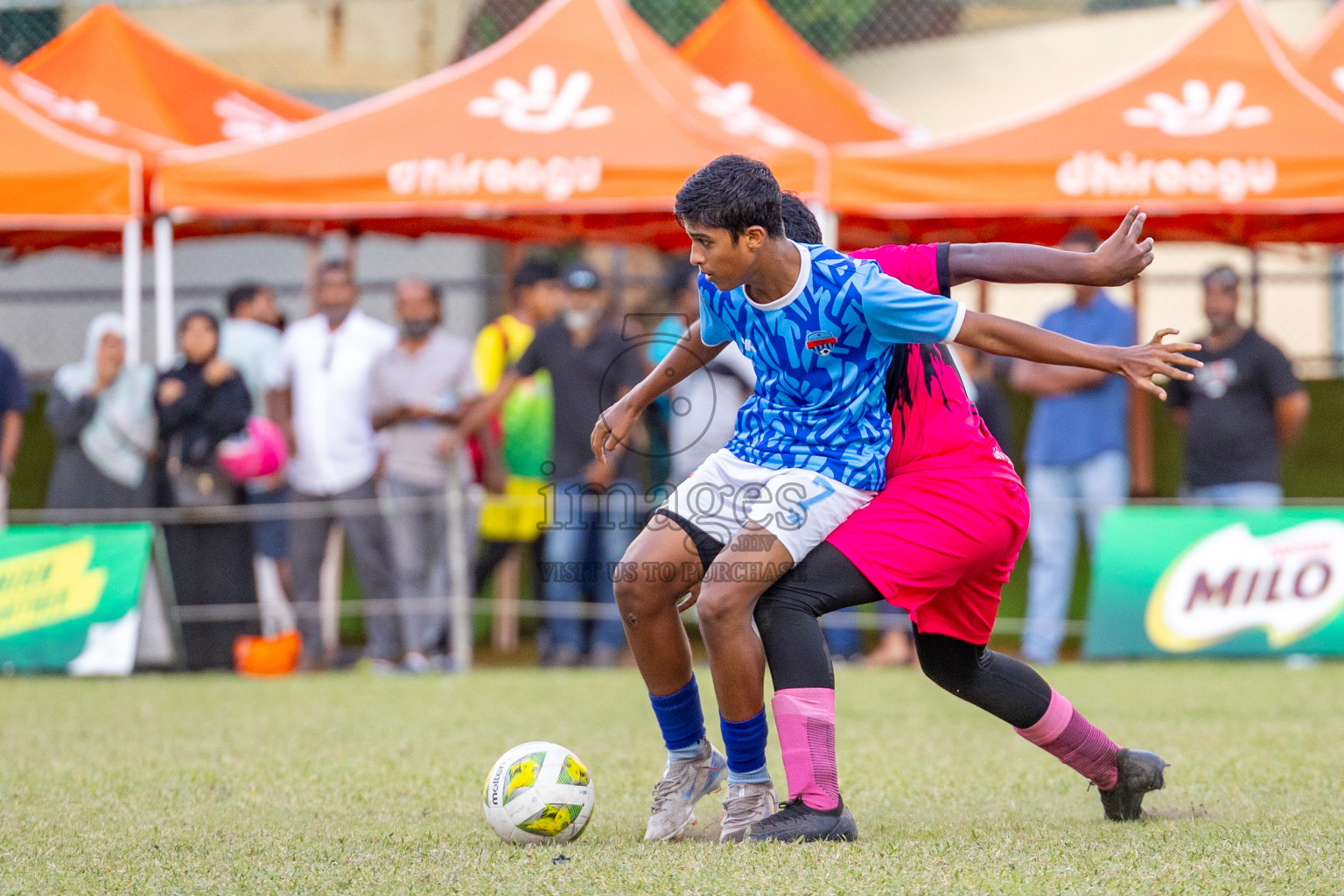 Day 2 of MILO Academy Championship 2024 (U-14) was held in Henveyru Stadium, Male', Maldives on Saturday, 2nd November 2024.
Photos: Ismail Thoriq / Images.mv