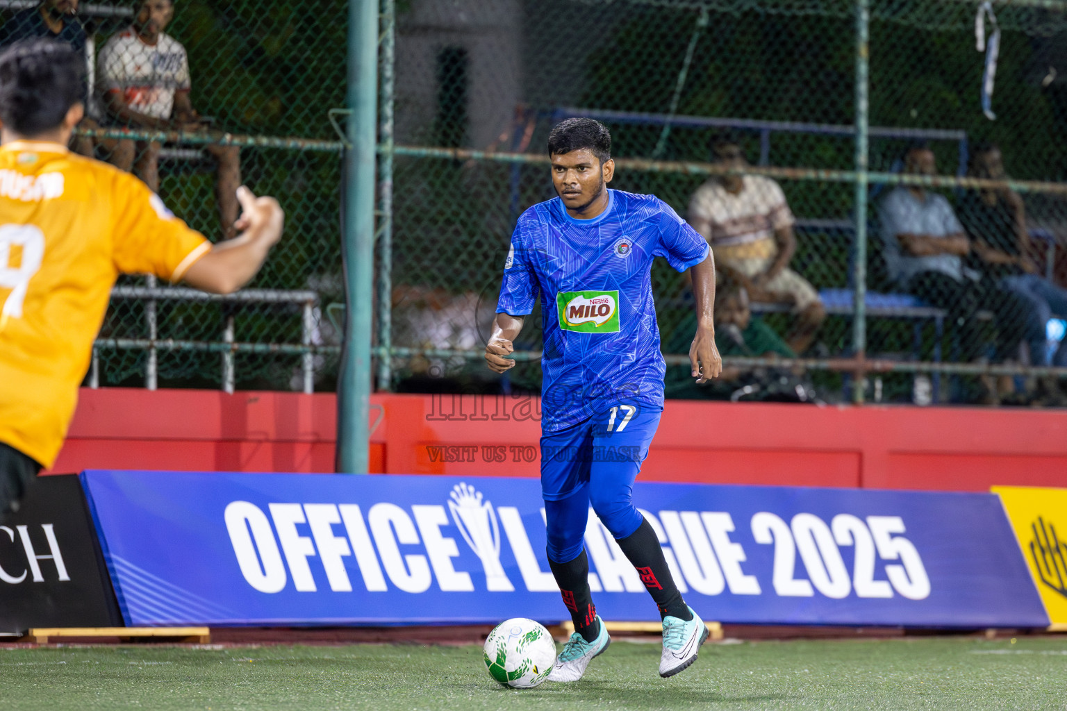 Police Club vs Club Male' City in Day 5 of Office League 2025 was held on Sunday, 20th April 2025 in Hulhumale', Maldives.
Photos: Ismail Thoriq / images.mv