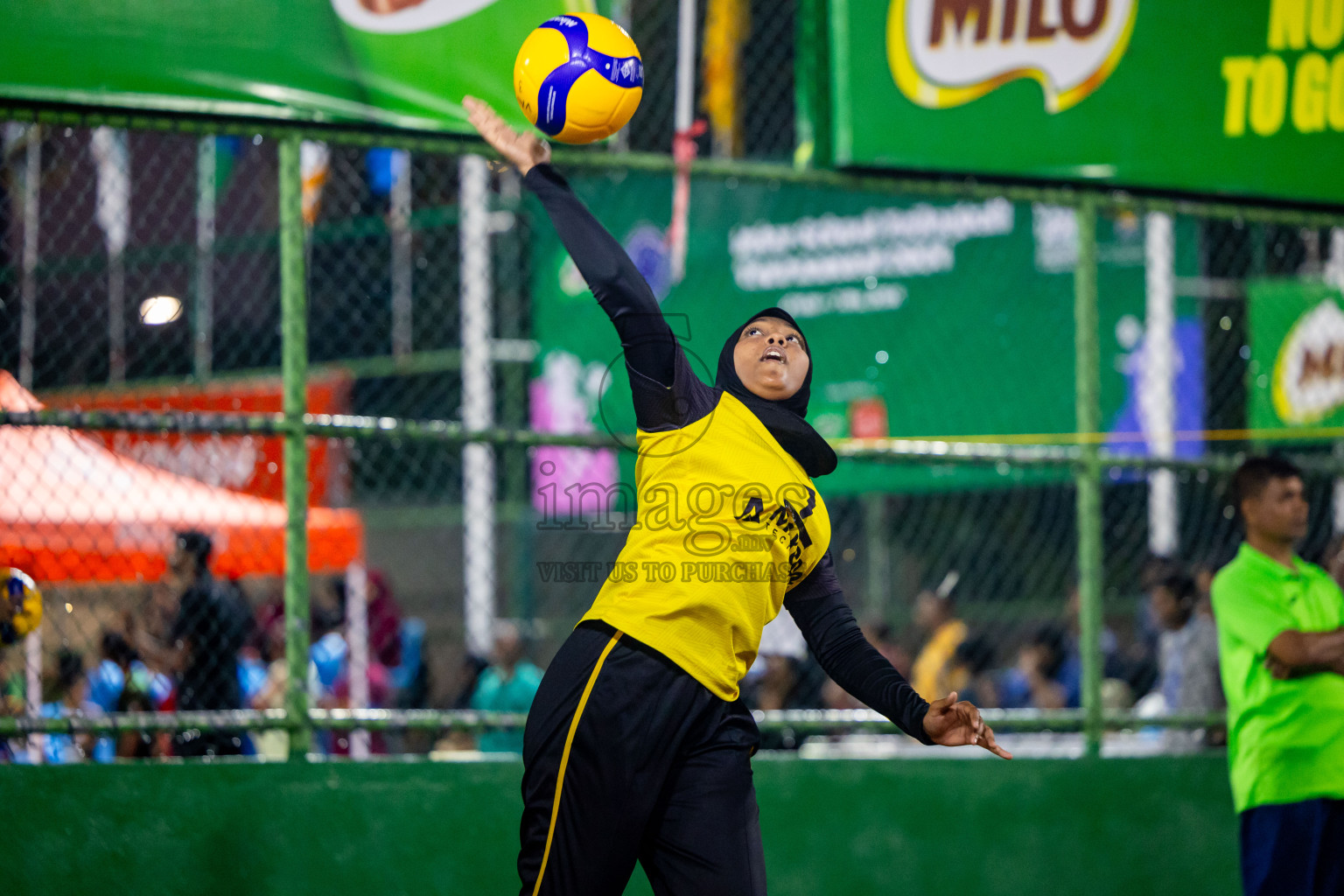 Day 2 of Interschool Volleyball Tournament 2024 was held in Ekuveni Volleyball Court at Male', Maldives on Sunday, 24th November 2024. Photos: Nausham Waheed / images.mv