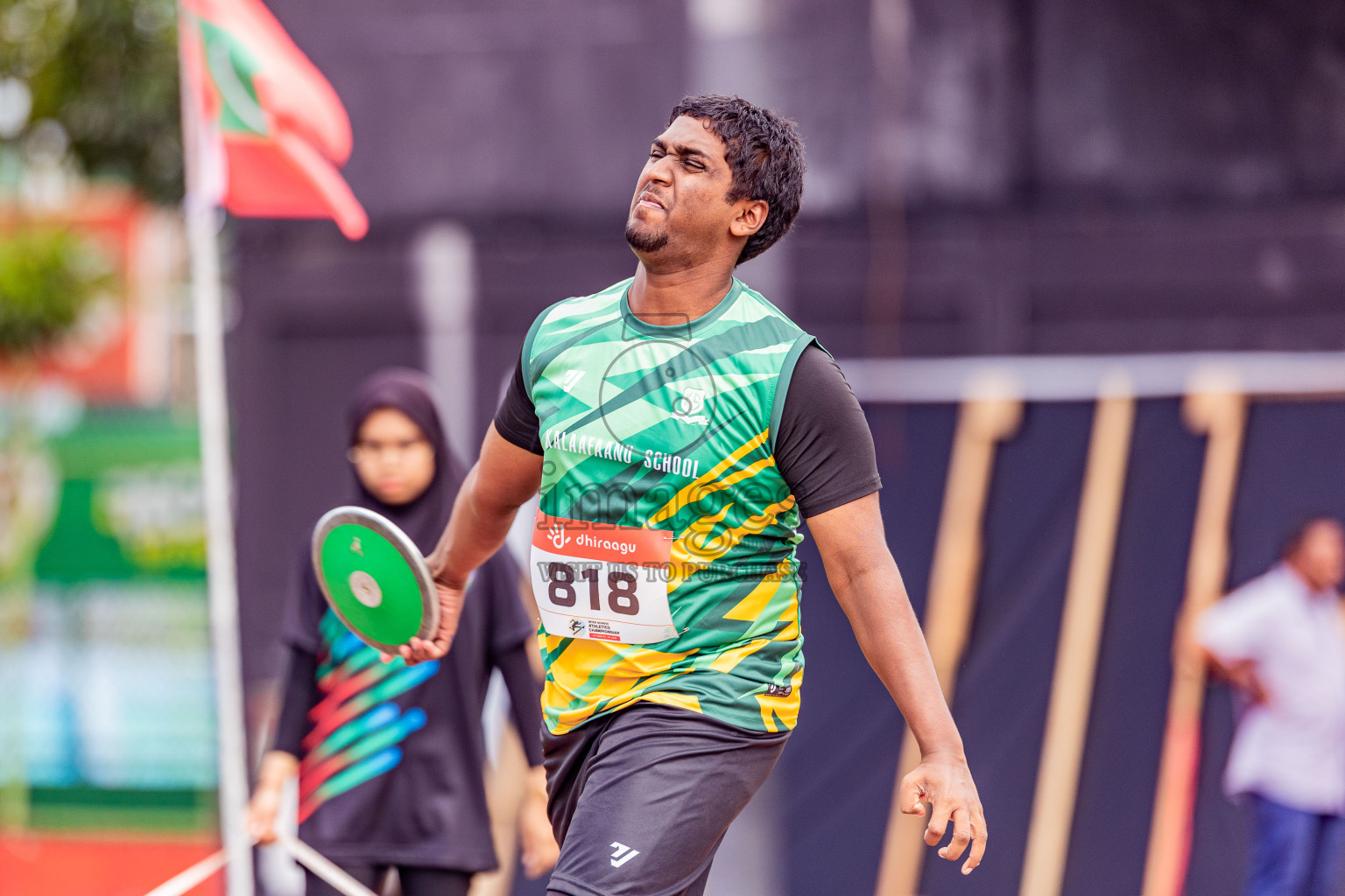 Day 4 of Inter-school Athletics Championship 2025 held in Ekuveni Synthetic Track, Male', Maldives on Thursday, 09th October 2025. Photos by: Areef Adam / Images.mv