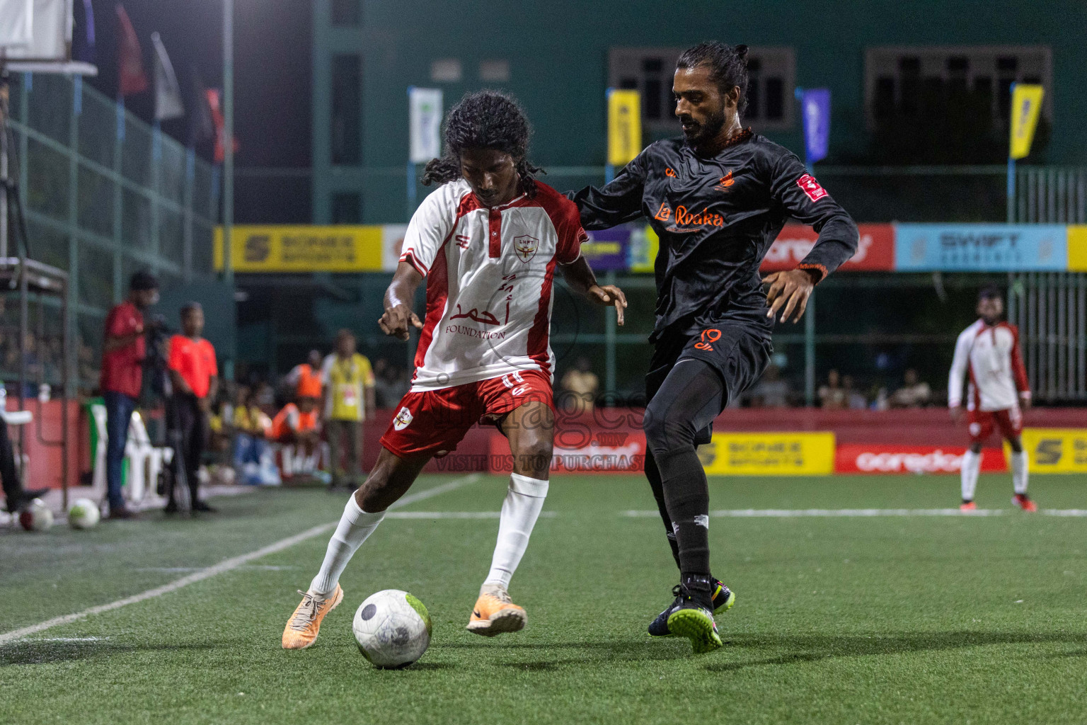 L Hithadhoo VS L Mundoo in Day 12 of Golden Futsal Challenge 2024 was held on Friday, 26th January 2024, in Hulhumale', Maldives Photos: Nausham Waheed / images.mv