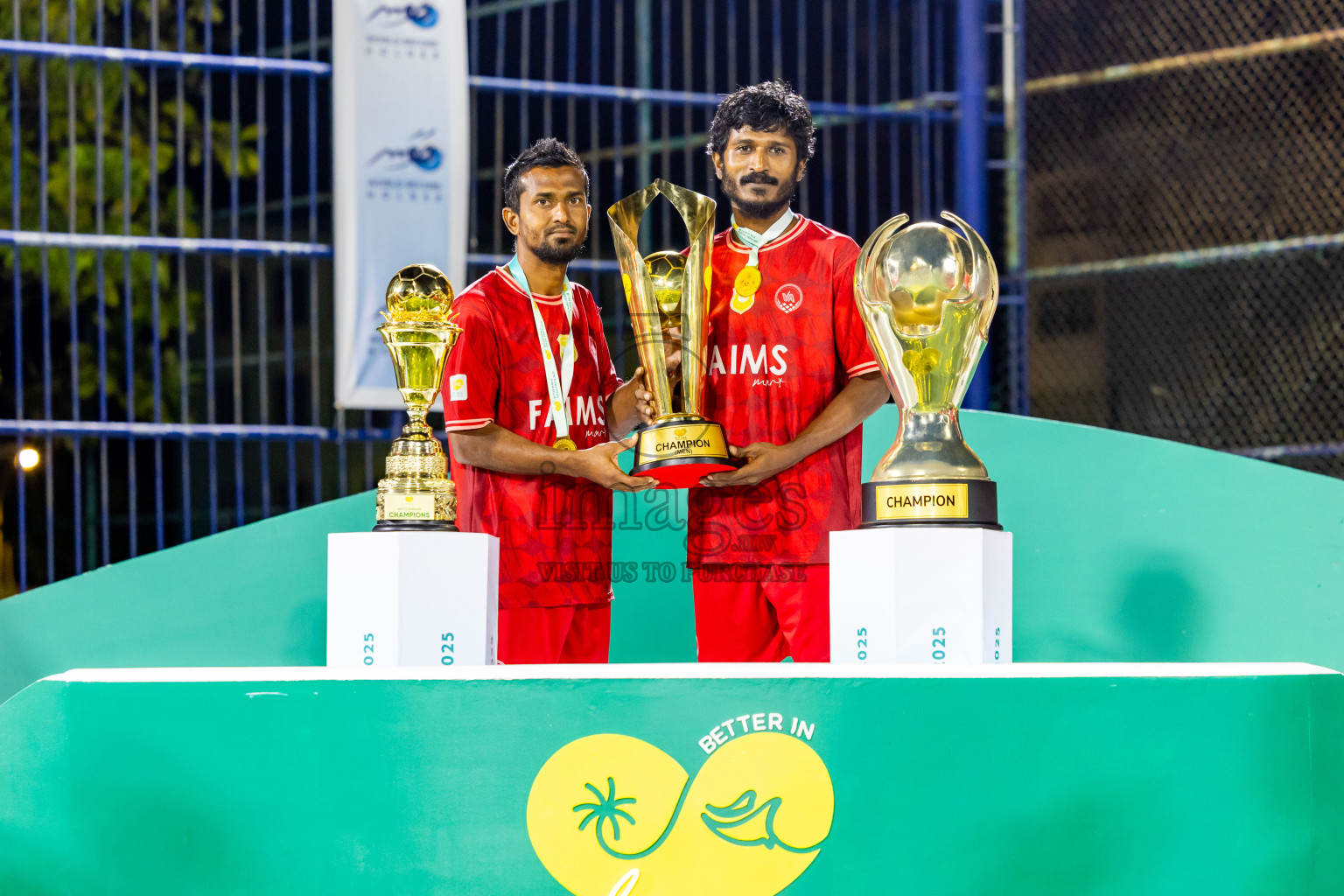 Closing Ceremony of Better in Baa Futsal Fiesta 2025 held in B. Eydhafushi, Maldives on Monday, 17th November 2025. Photos: Nausham Waheed / images.mv