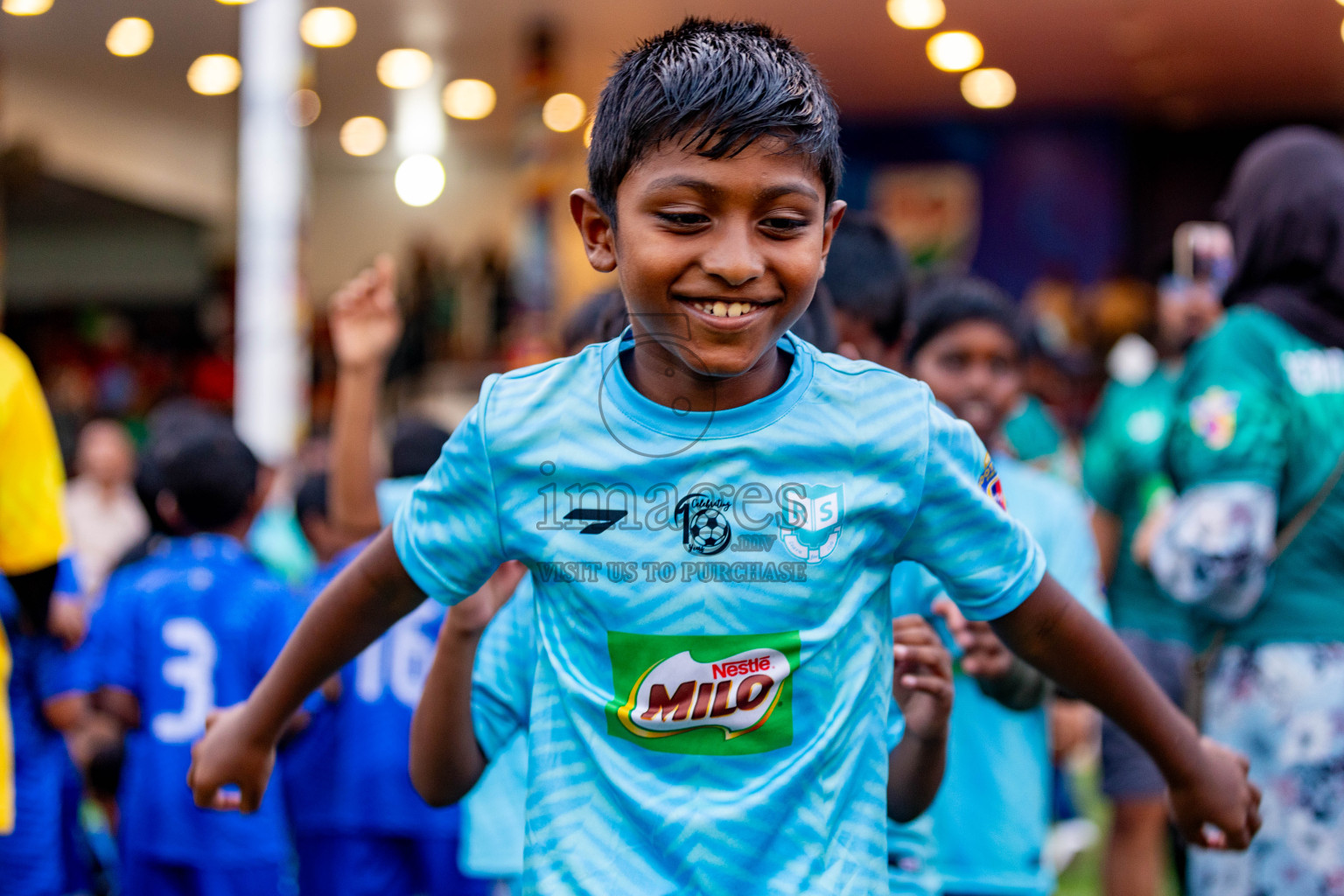 Day 2 of MILO Kids Football Fiesta was held at National Stadium in Male', Maldives on Saturday, 24th February 2024.