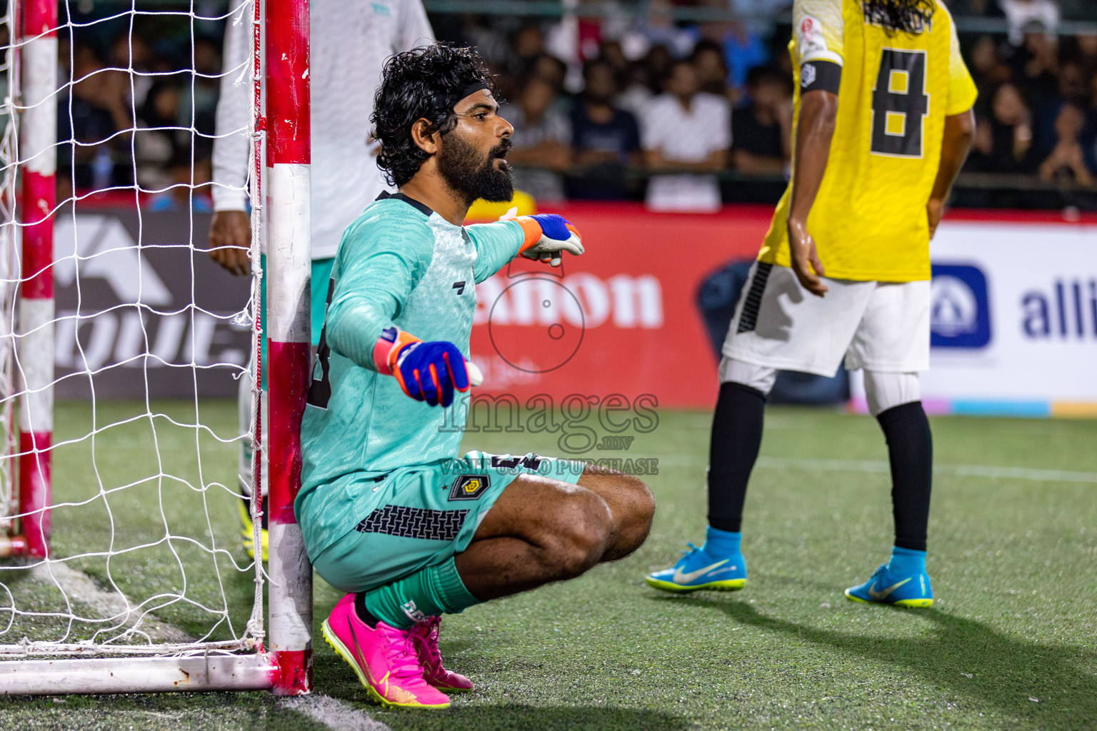 RRC vs MPL in the Semi Finals of Club Maldives Cup 2024 held in Rehendi Futsal Ground, Hulhumale', Maldives on Monday, 14th October 2024. 
Photos: Hassan Simah / images.mv