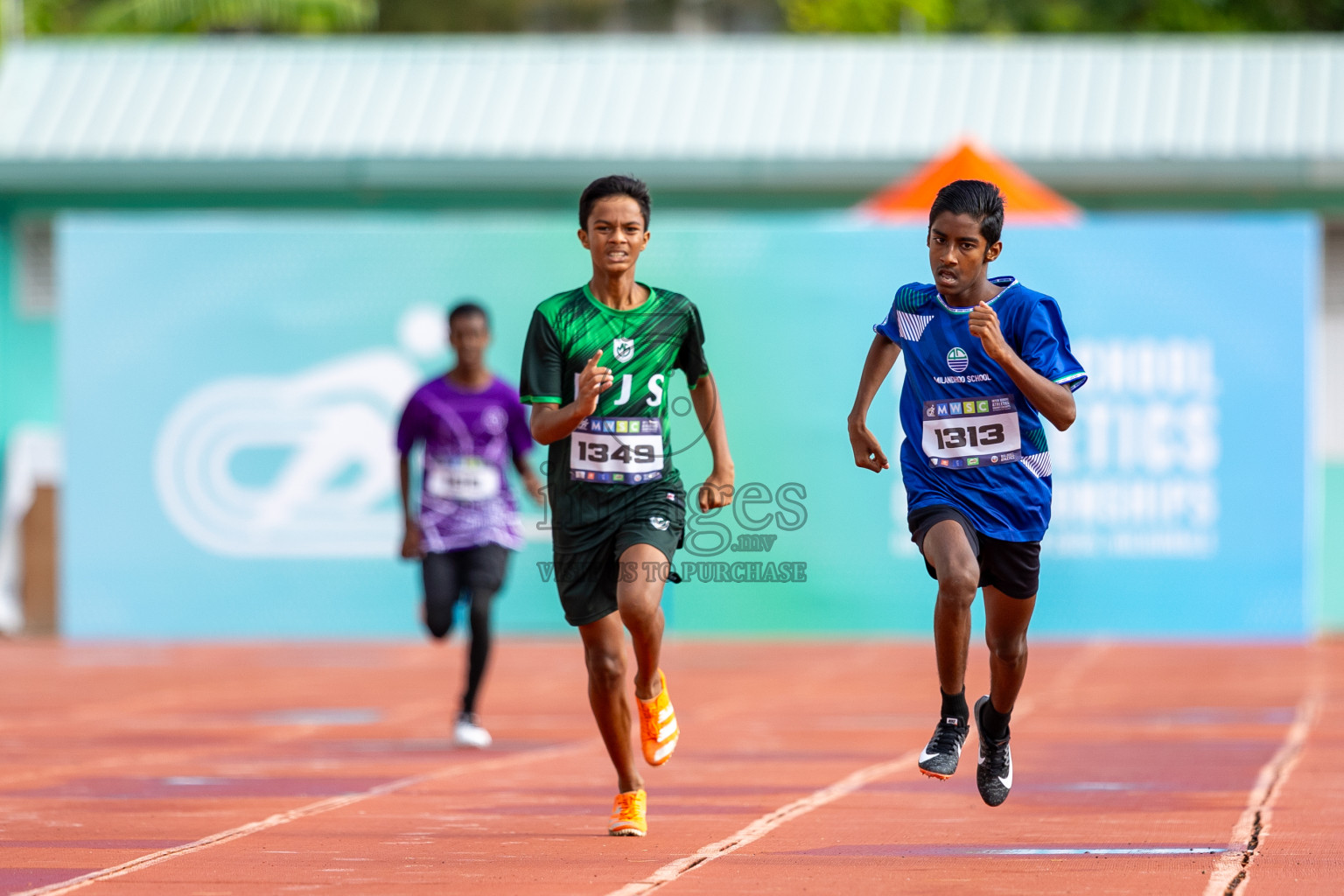 Day 2 of MWSC Interschool Athletics Championships 2024 held in Hulhumale Running Track, Hulhumale, Maldives on Sunday, 10th November 2024.
Photos by: Ismail Thoriq / Images.mv