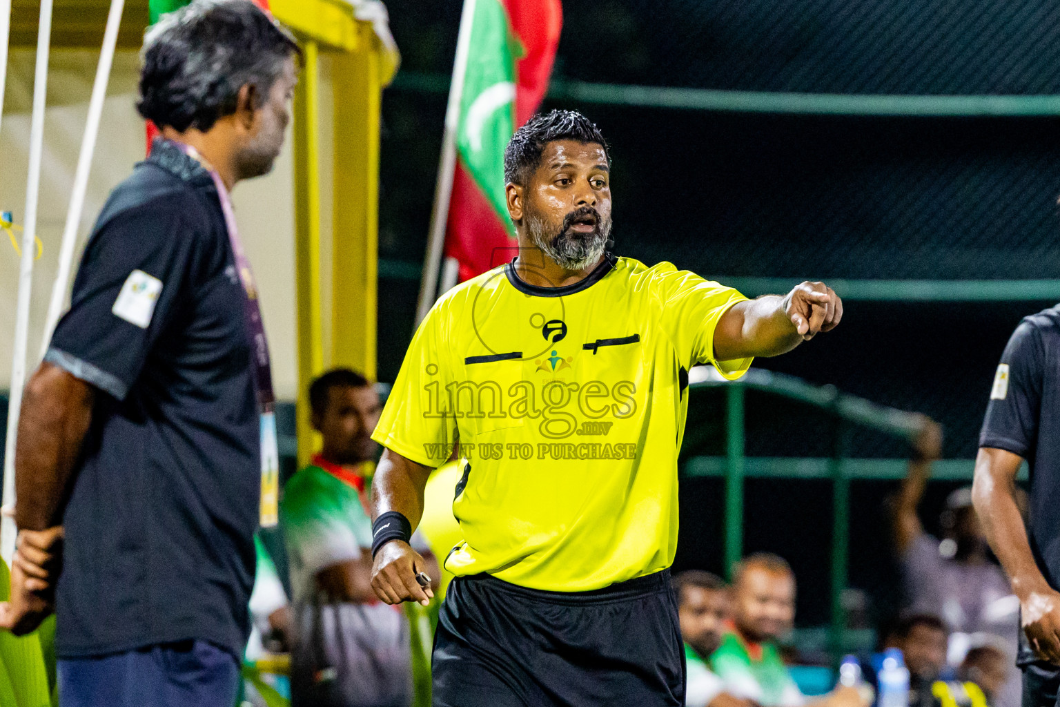 Dee Ess Jay SC vs Much Black in Day 2 of Laamehi Dhiggaru Ekuveri Futsal Challenge 2024 was held on Saturday, 27th July 2024, at Dhiggaru Futsal Ground, Dhiggaru, Maldives Photos: Nausham Waheed / images.mv