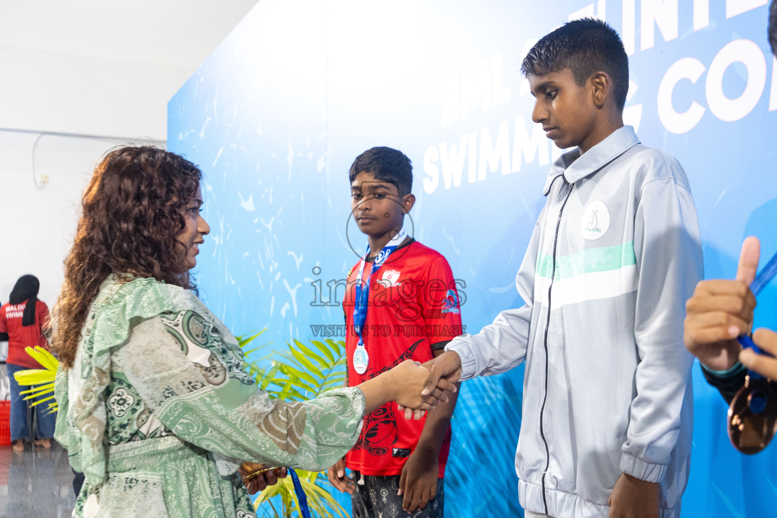 Day 4 of 20th Inter-school Swimming Competition 2024 held in Hulhumale', Maldives on Tuesday, 15th October 2024. Photos: Ismail Thoriq / images.mv