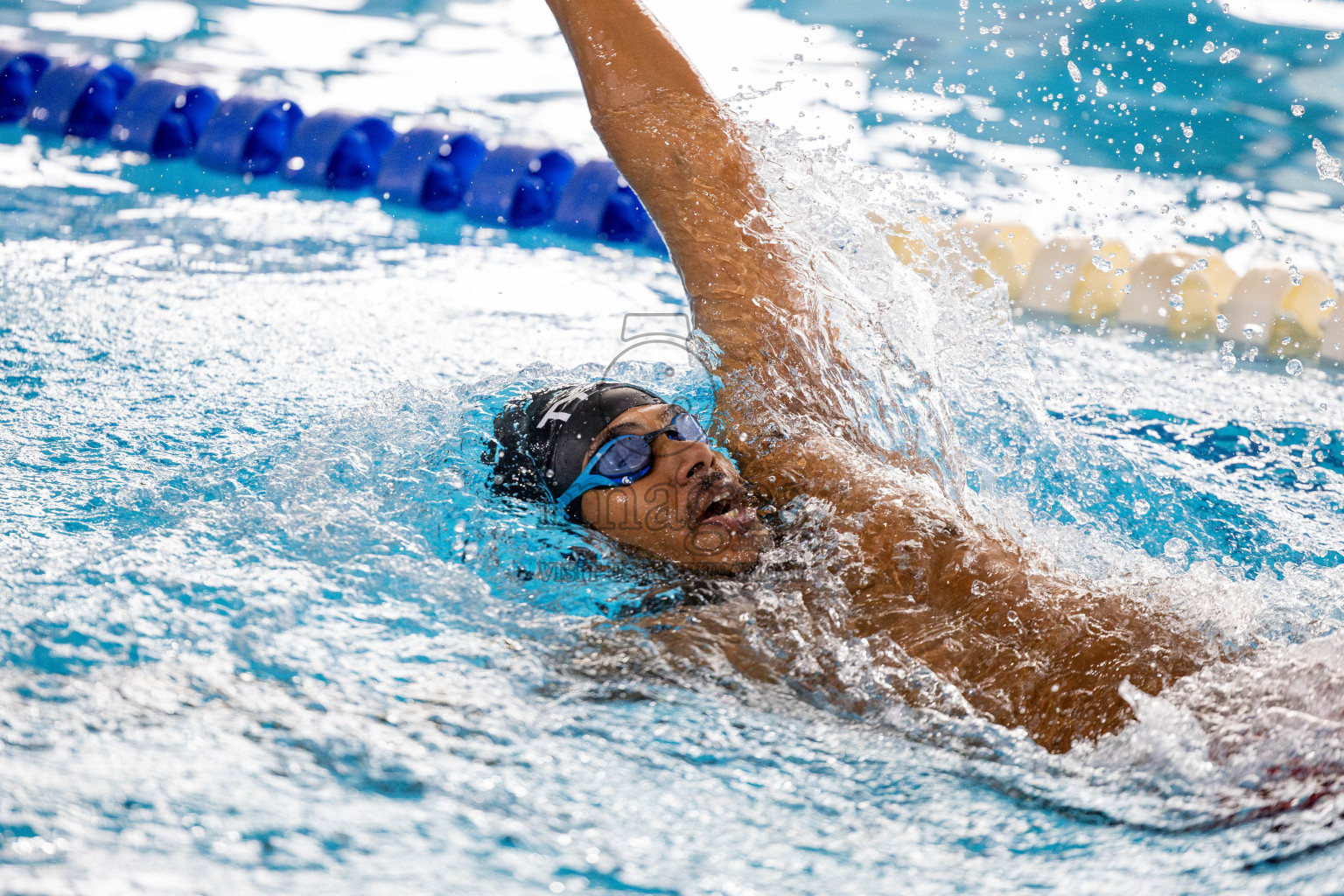 Day 4 of National Swimming Competition 2024 held in Hulhumale', Maldives on Monday, 16th December 2024. 
Photos: Hassan Simah / images.mv