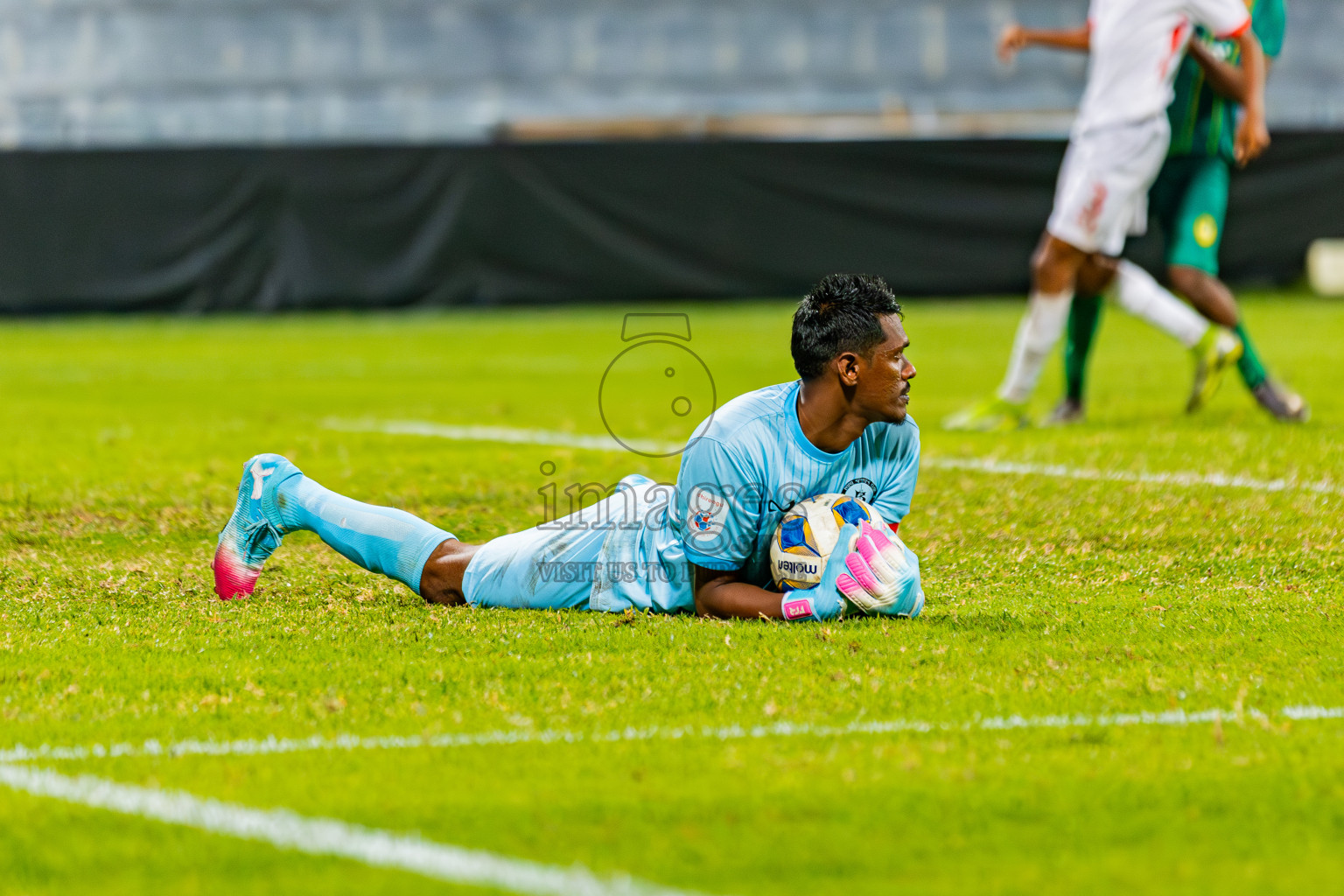 Maziya Sports And Recreation vs Buru Sports Club in Dhivehi Premier League 2025/26 held in National Football Stadium, Male', Maldives on Tuesday, 30th September 2025. Photos: Areef Adam / Images.mv