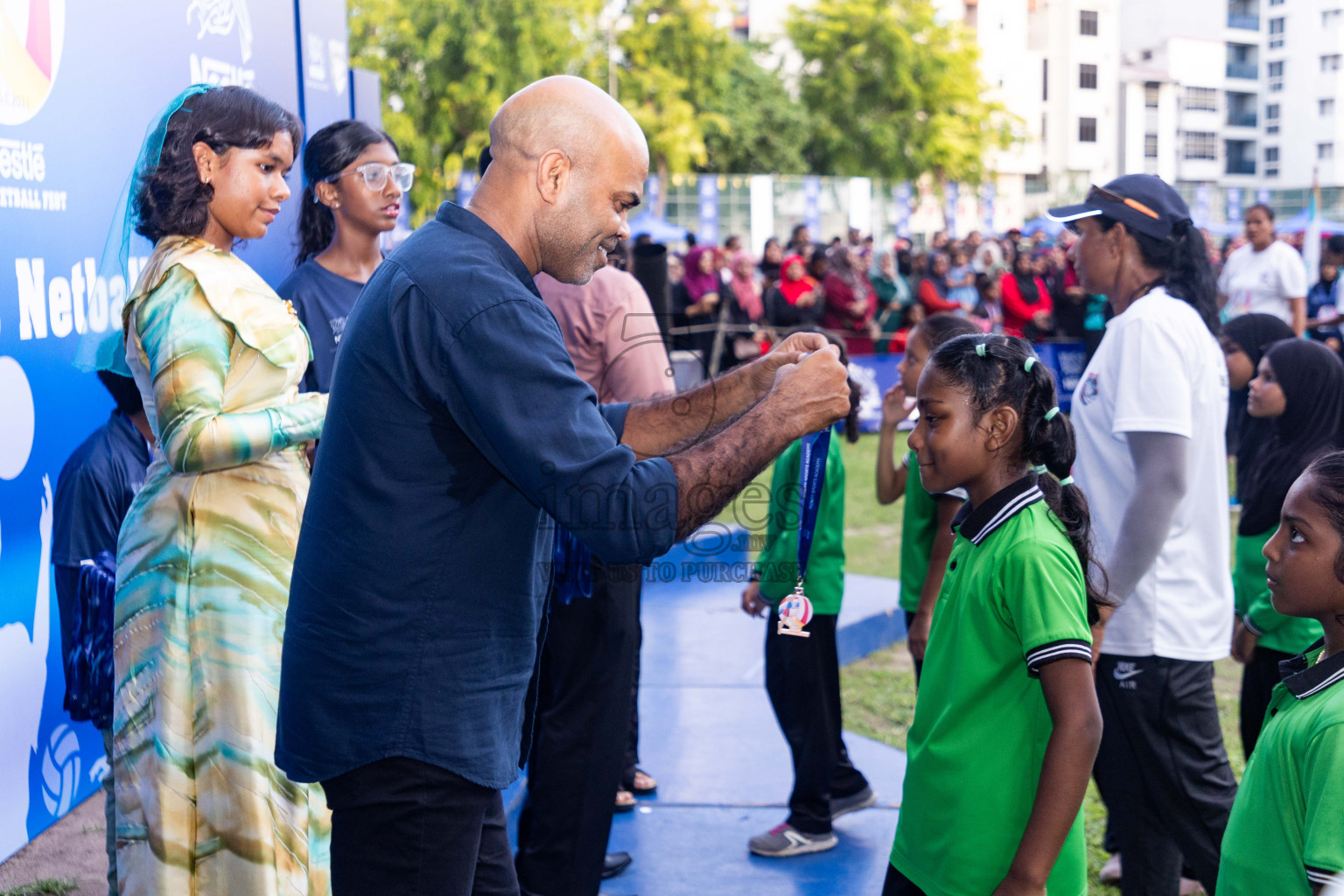 Day 3 of Nestle' Kids Netball Fiesta 2023 held in Henveyru Stadium, Male', Maldives on Saturday, 2nd December 2023. Photos by Nausham Waheed / Images.mv