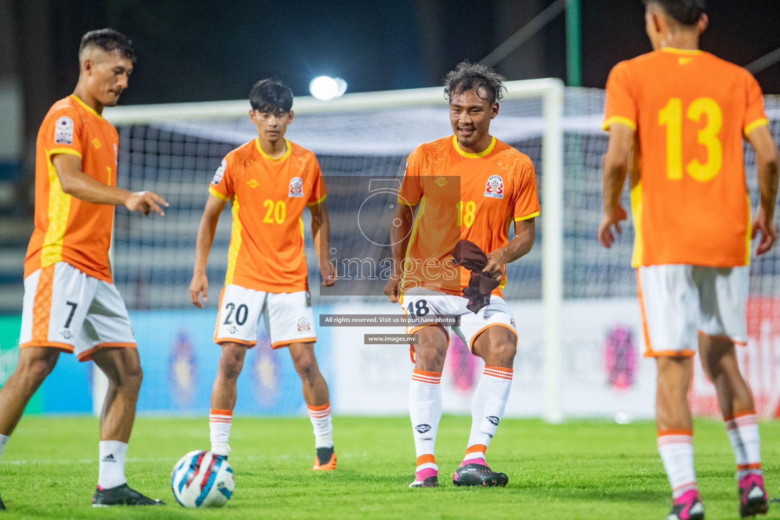 Maldives vs Bhutan in SAFF Championship 2023 held in Sree Kanteerava Stadium, Bengaluru, India, on Wednesday, 22nd June 2023. Photos: Nausham Waheed / images.mv