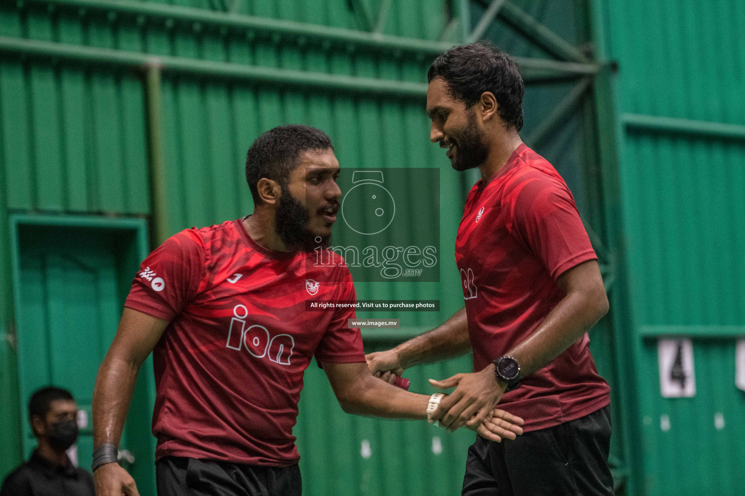 Final of Badminton association mixed group championship 2021 held in Male', Maldives Photos by Nausham Waheed