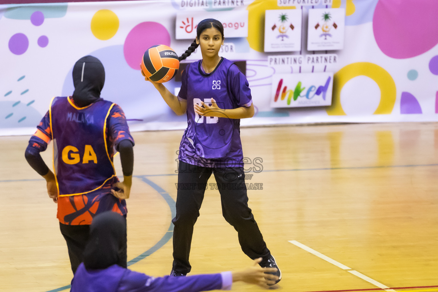 Day 11 of 25th Inter-School Netball Tournament was held in Social Center at Male', Maldives on Wednesday, 21st August 2024.