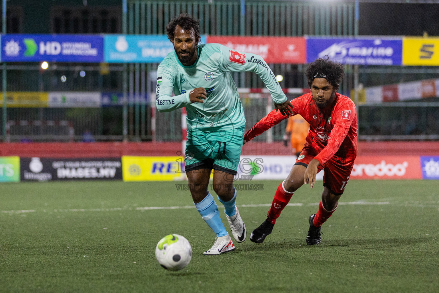 AA Thoddoo vs AA Feridhoo in Day 6 of Golden Futsal Challenge 2024 was held on Saturday, 20th January 2024, in Hulhumale', Maldives Photos: Nausham Waheed / images.mv