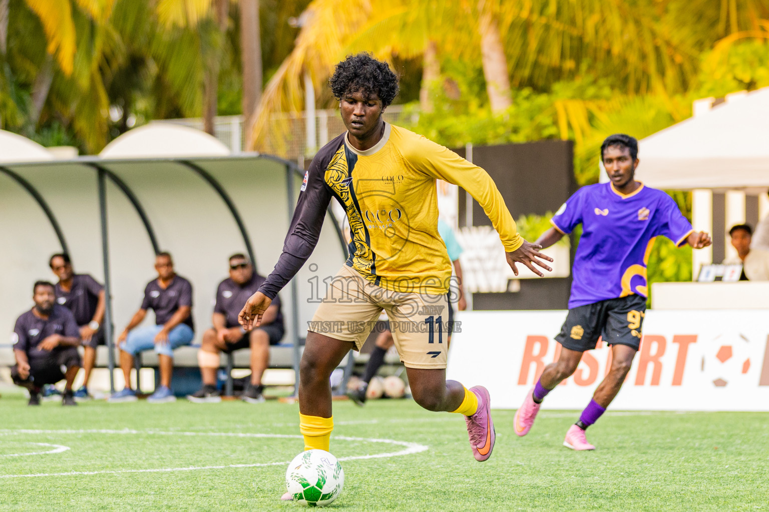 Centara Grand vs Coco Body Hithi in Resort League 2025 (North Male Zone) day 6 was held on Monday, 8th September 2025 in One And Only Reethi Rah Maldives Resort, Photos: Areef Adam / images.mv