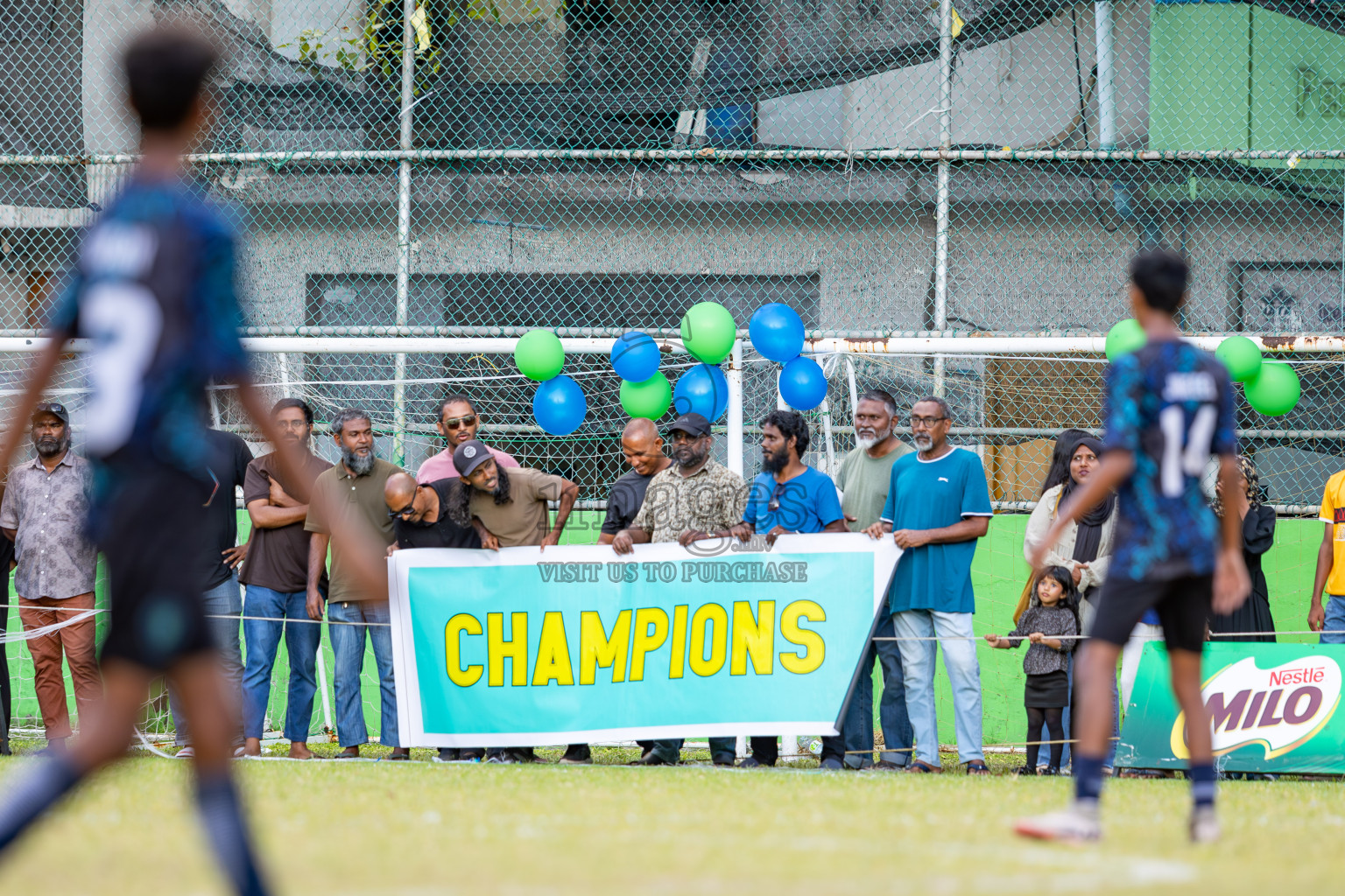 Day 4 of MILO Academy Championship 2024 (U-14) was held in Henveyru Stadium, Male', Maldives on Sunday, 3rd November 2024. Photos: Ismail Thoriq / Images.mv