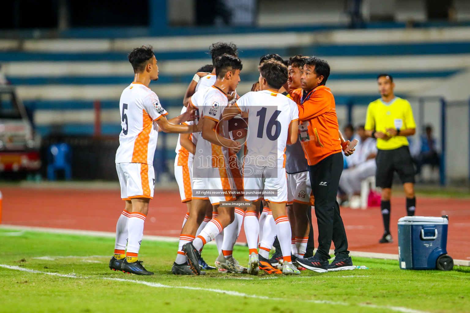 Bhutan vs Bangladesh in SAFF Championship 2023 held in Sree Kanteerava Stadium, Bengaluru, India, on Wednesday, 28th June 2023. Photos: Nausham Waheed, Hassan Simah / images.mv