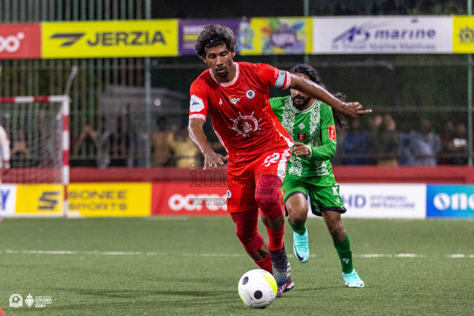 HA Maarandhoo vs HA Filladhoo in Day 1 of Golden Futsal Challenge 2024 was held on Monday, 15th January 2024, in Hulhumale', Maldives Photos: Ismail Thoriq / images.mv