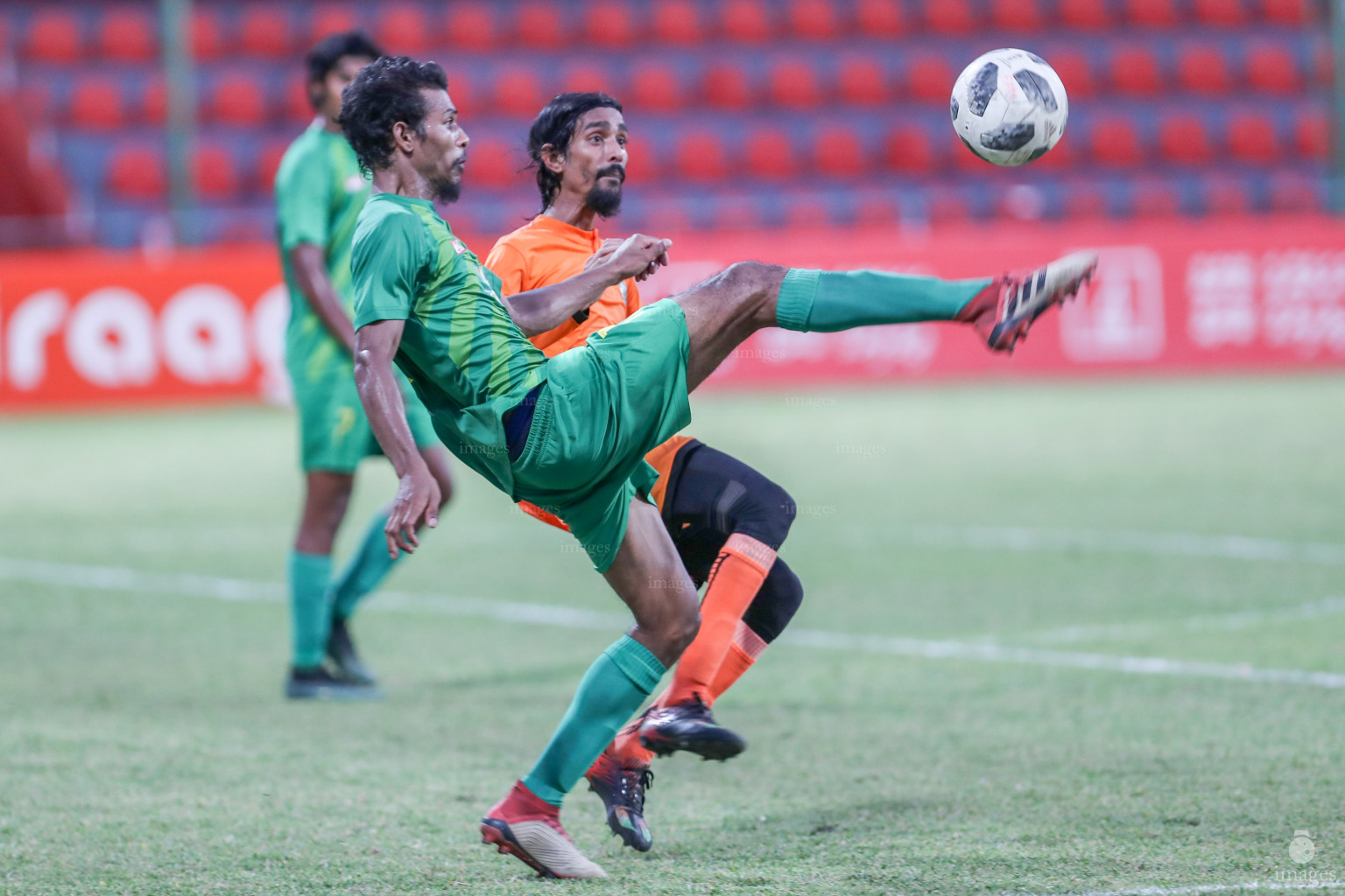 Maziya SRC vs Fehendhoo in Dhiraagu Dhivehi Premier League 2018 in Male, Maldives, Tuesday, October 16, 2018. (Images.mv Photo/Suadh Abdul Sattar)
