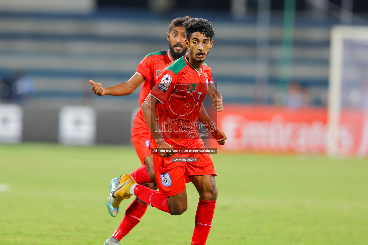 Bhutan vs Bangladesh in SAFF Championship 2023 held in Sree Kanteerava Stadium, Bengaluru, India, on Wednesday, 28th June 2023. Photos: Nausham Waheed, Hassan Simah / images.mv