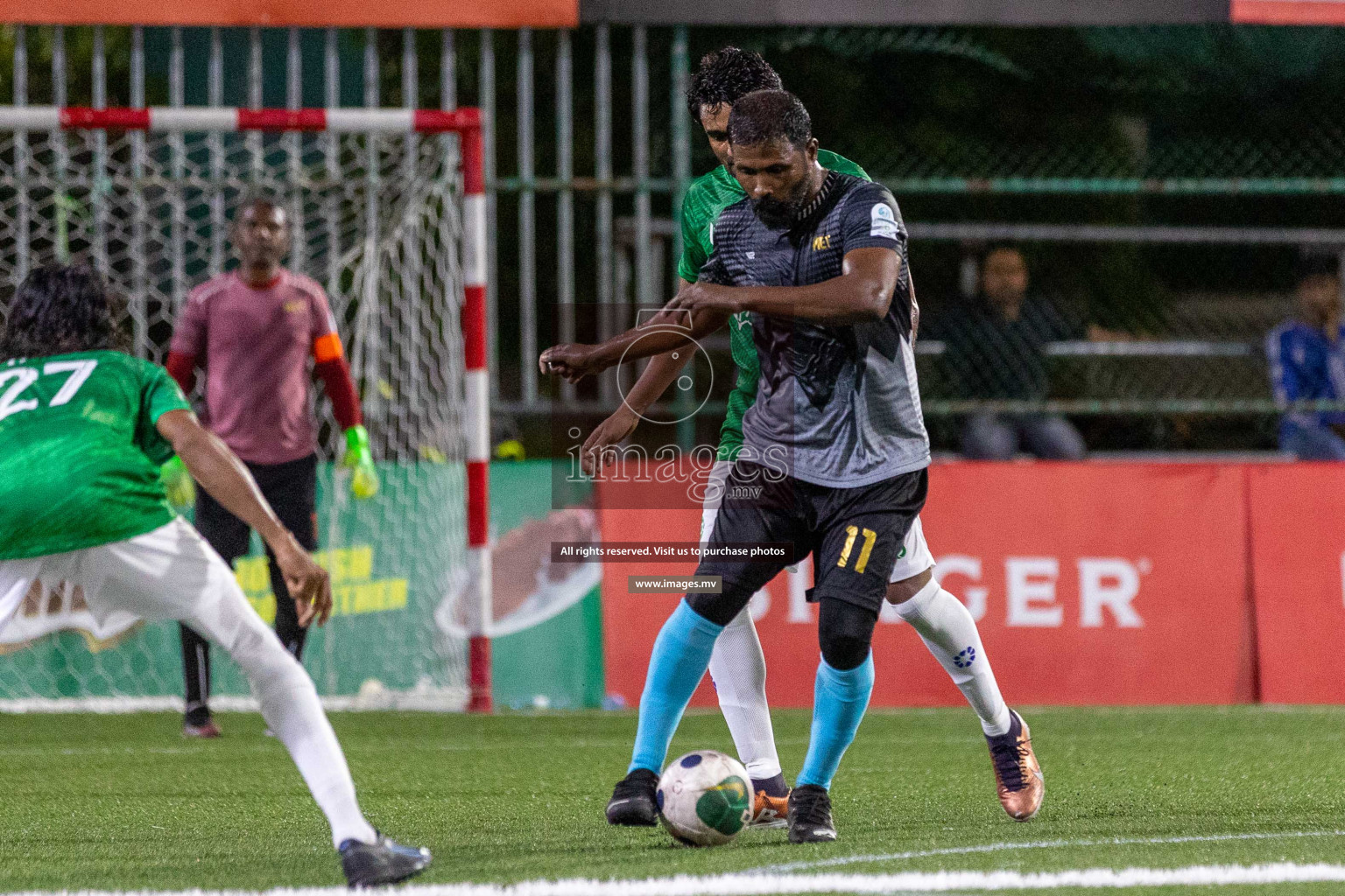 Team Badhahi vs Meteorology in Club Maldives Cup Classic 2023 held in Hulhumale, Maldives, on Monday, 24th July 2023. Photos: Ismail Thoriq / images.mv