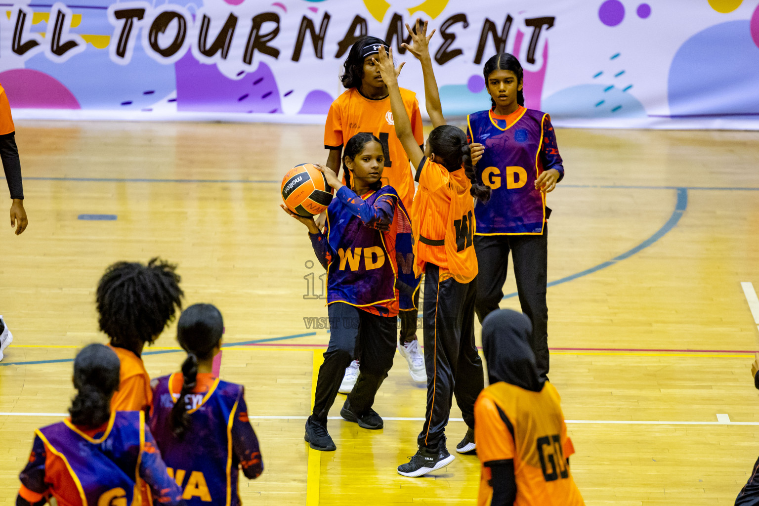 Day 6 of 25th Inter-School Netball Tournament was held in Social Center at Male', Maldives on Thursday, 15th August 2024. Photos: Nausham Waheed / images.mv