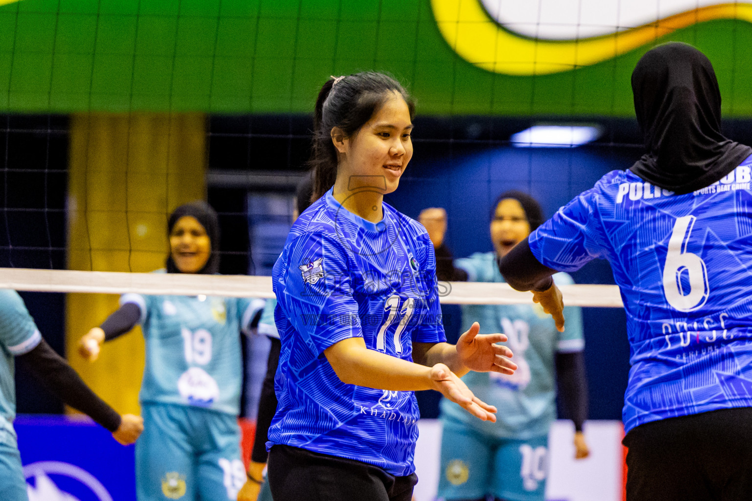 Club WAMCO vs Police Club in the final of National Volleyball Championship 2024 (women's division) was held in Social Center Indoor Hall on Thursday, 24th October 2024. Photos: Nausham Waheed/ images.mv