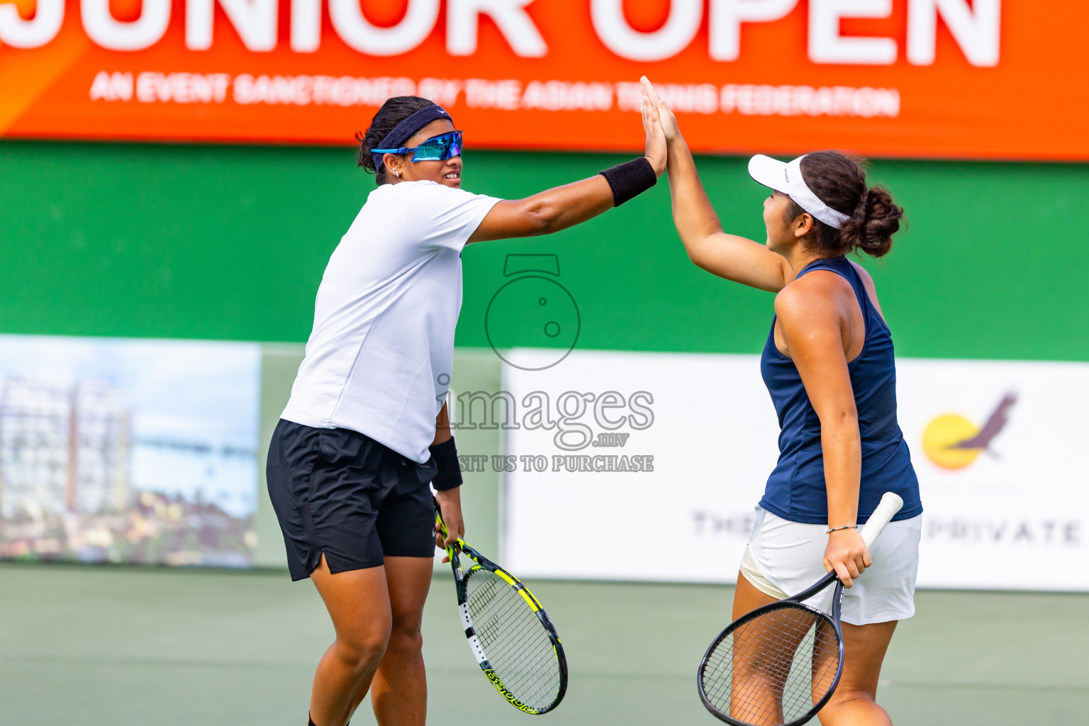 Day 9 of ATF Maldives Junior Open Tennis was held in Male' Tennis Court, Male', Maldives on Friday, 20th December 2024. Photos: Nausham Waheed/ images.mv