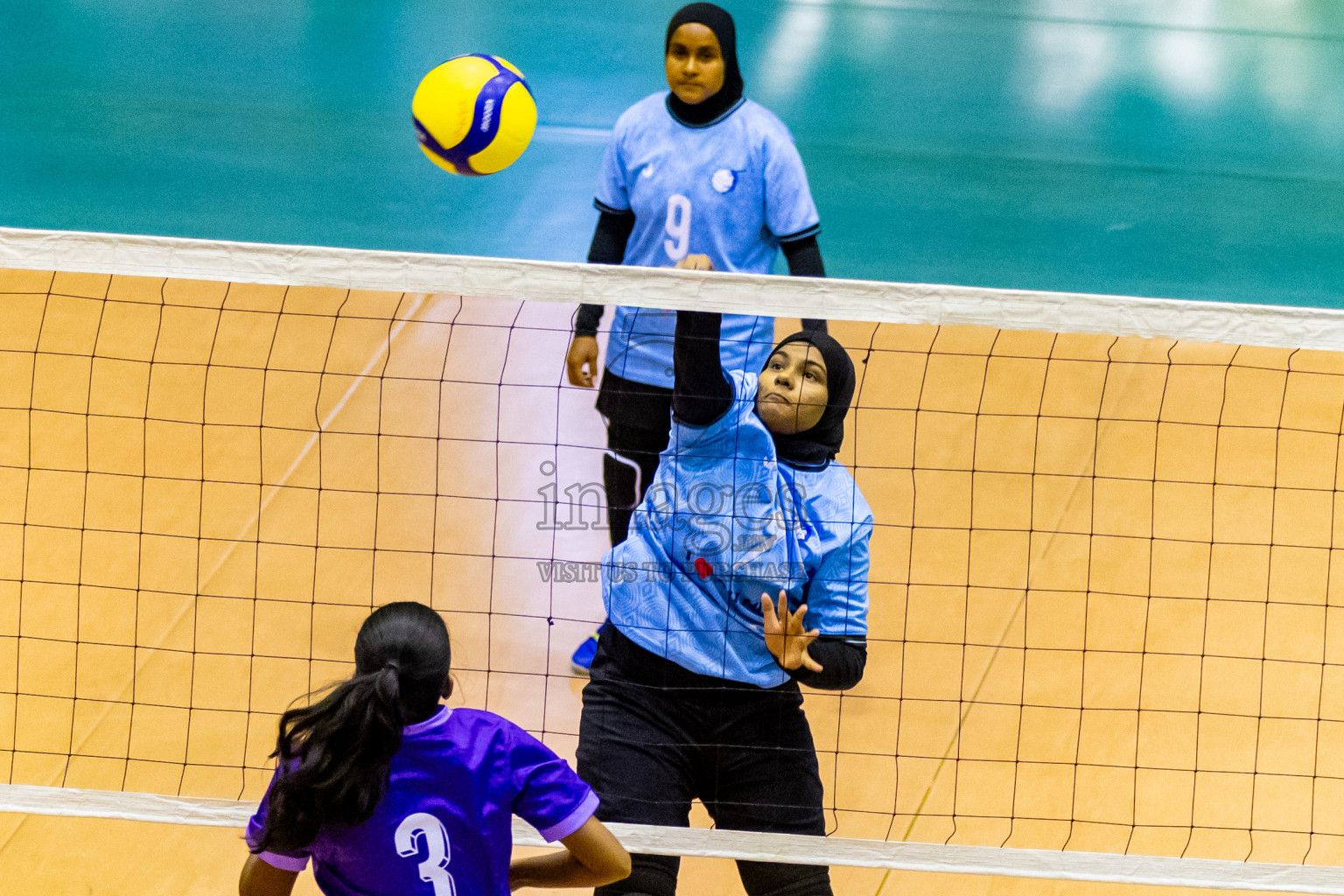 Day 2 of Women's Division of Milo VAM Cup 2024 held in Male', Maldives on Wednesday, 9th July 2024 at Social Center Indoor Hall Photos By: Nausham Waheed / images.mv